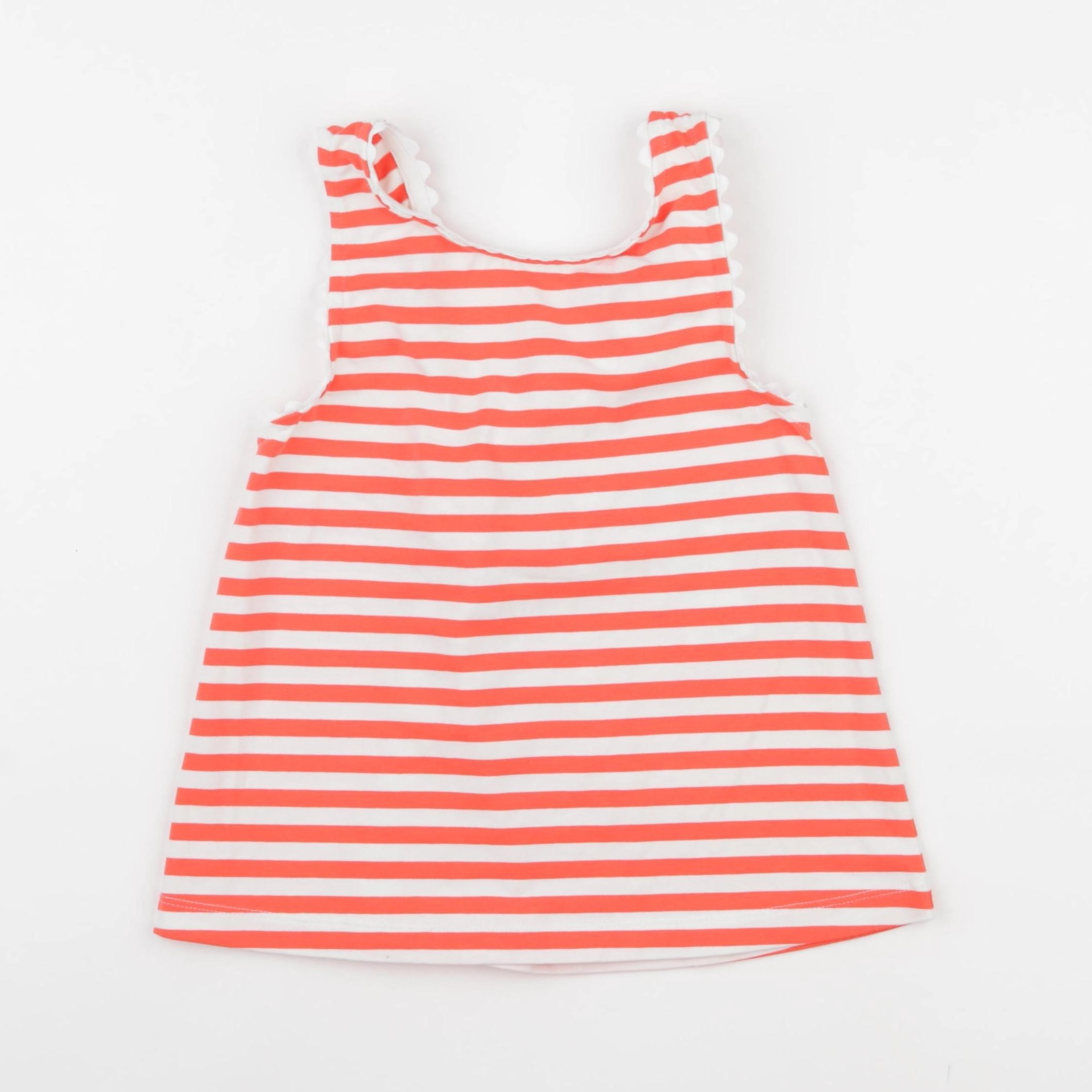 Jacadi - débardeur blanc, orange - 6 ans
