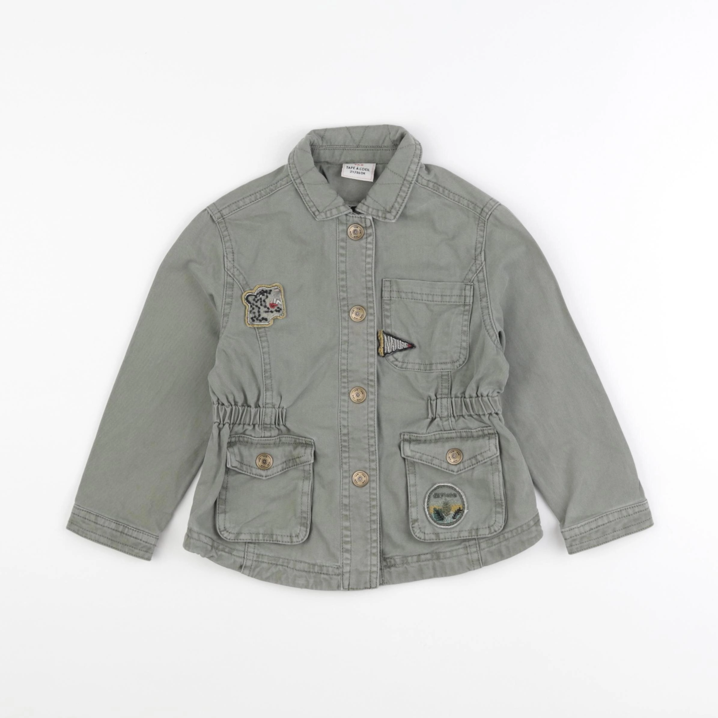 Tape à l'oeil - veste vert - 2 ans