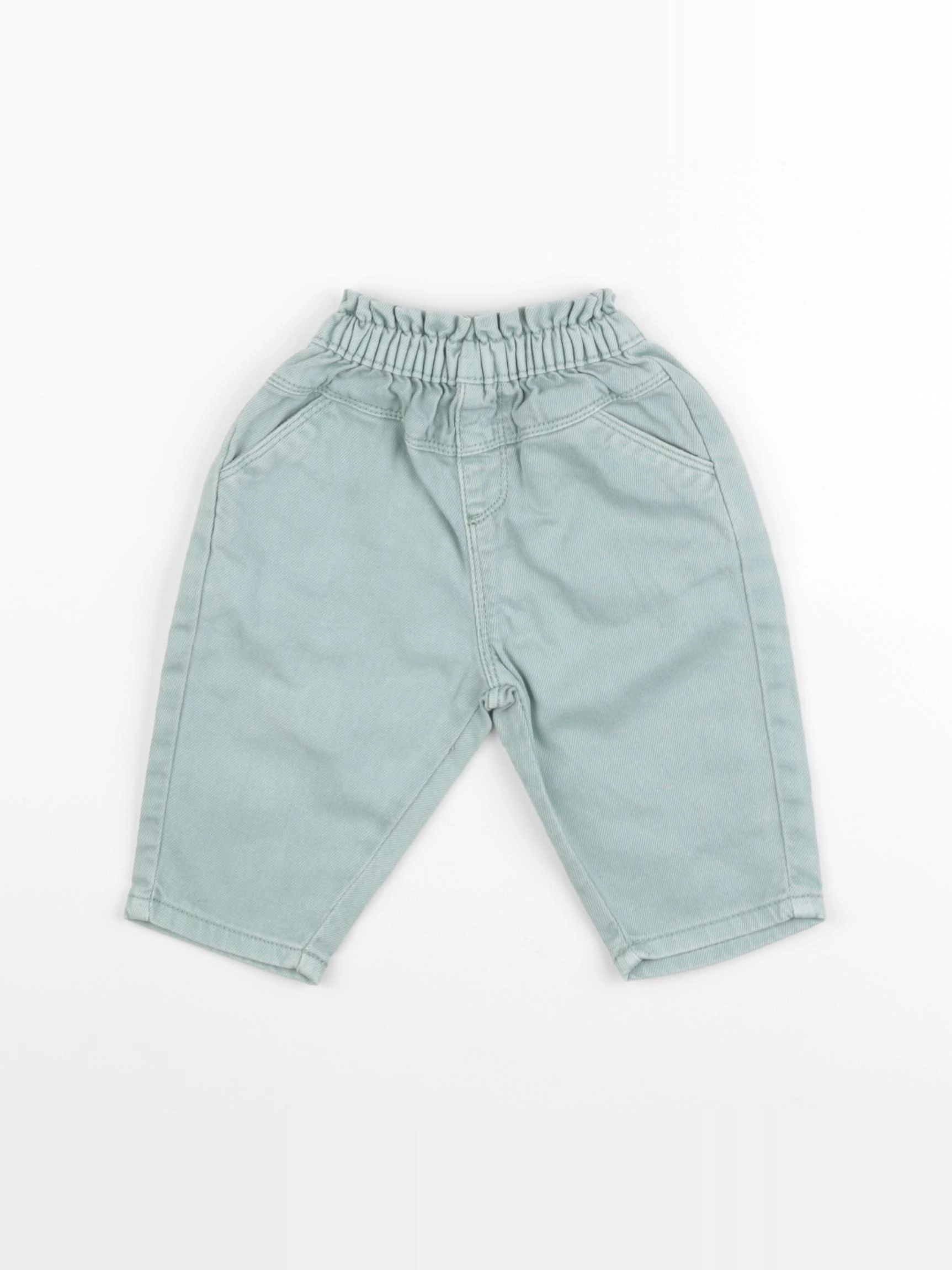 Vertbaudet - jean bleu - 3 mois