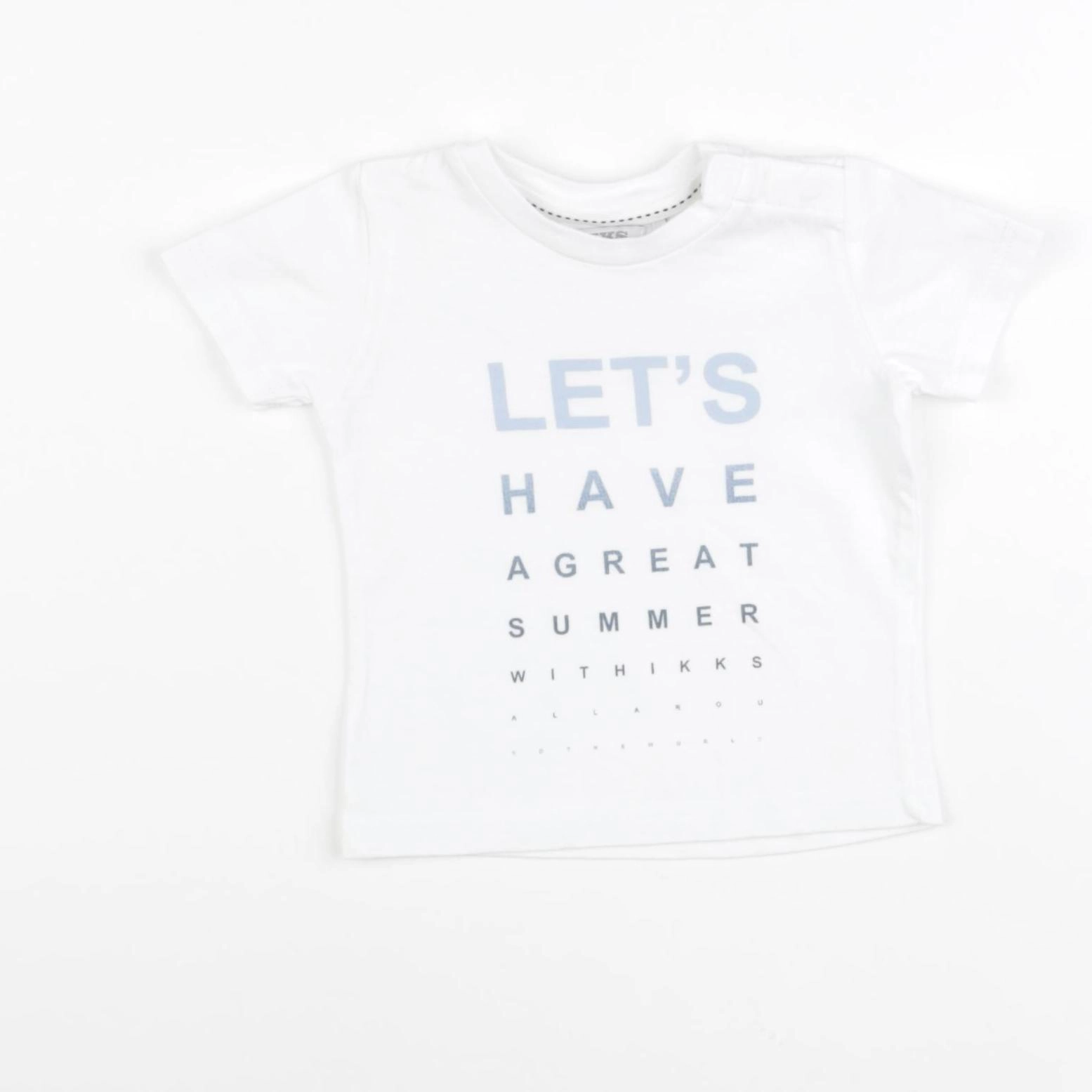 IKKS - tee-shirt blanc - 3 mois