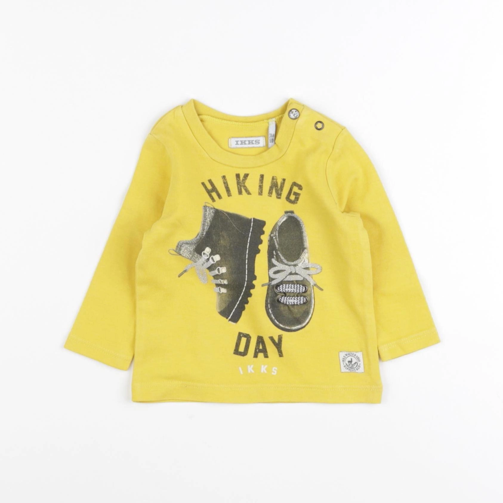 IKKS - tee-shirt jaune - 3 mois