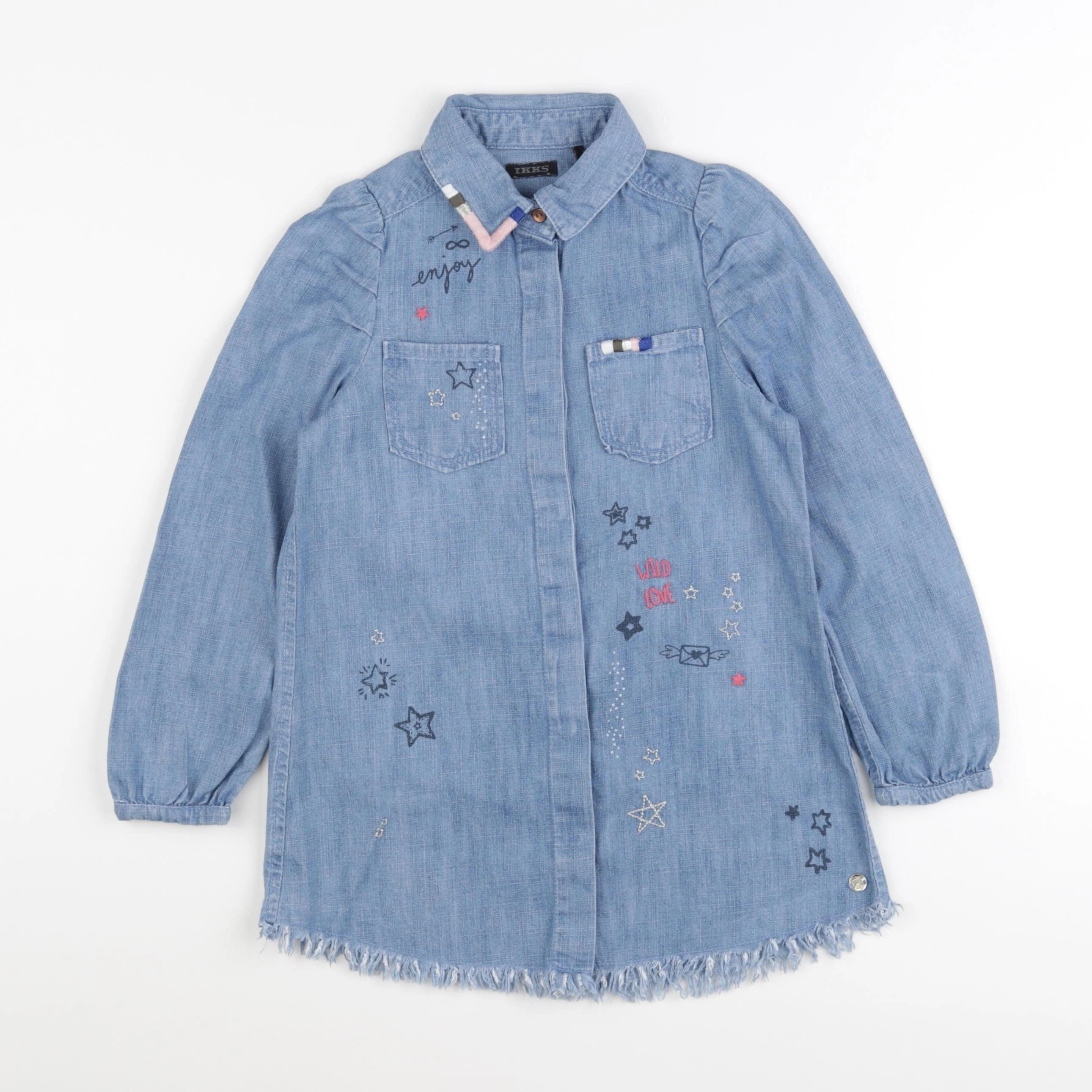 IKKS - robe bleu - 5 ans