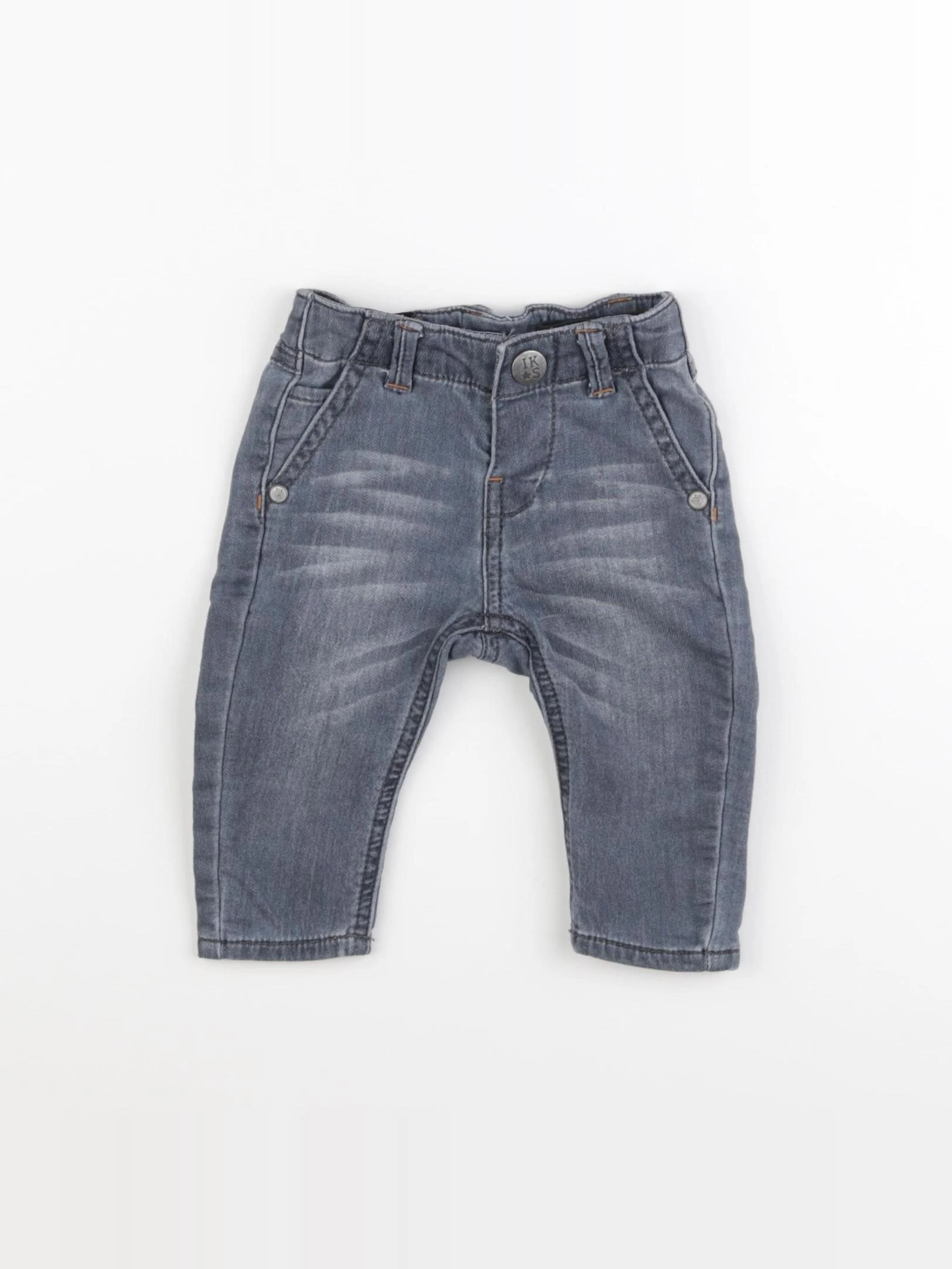 IKKS - jean gris - 12 mois