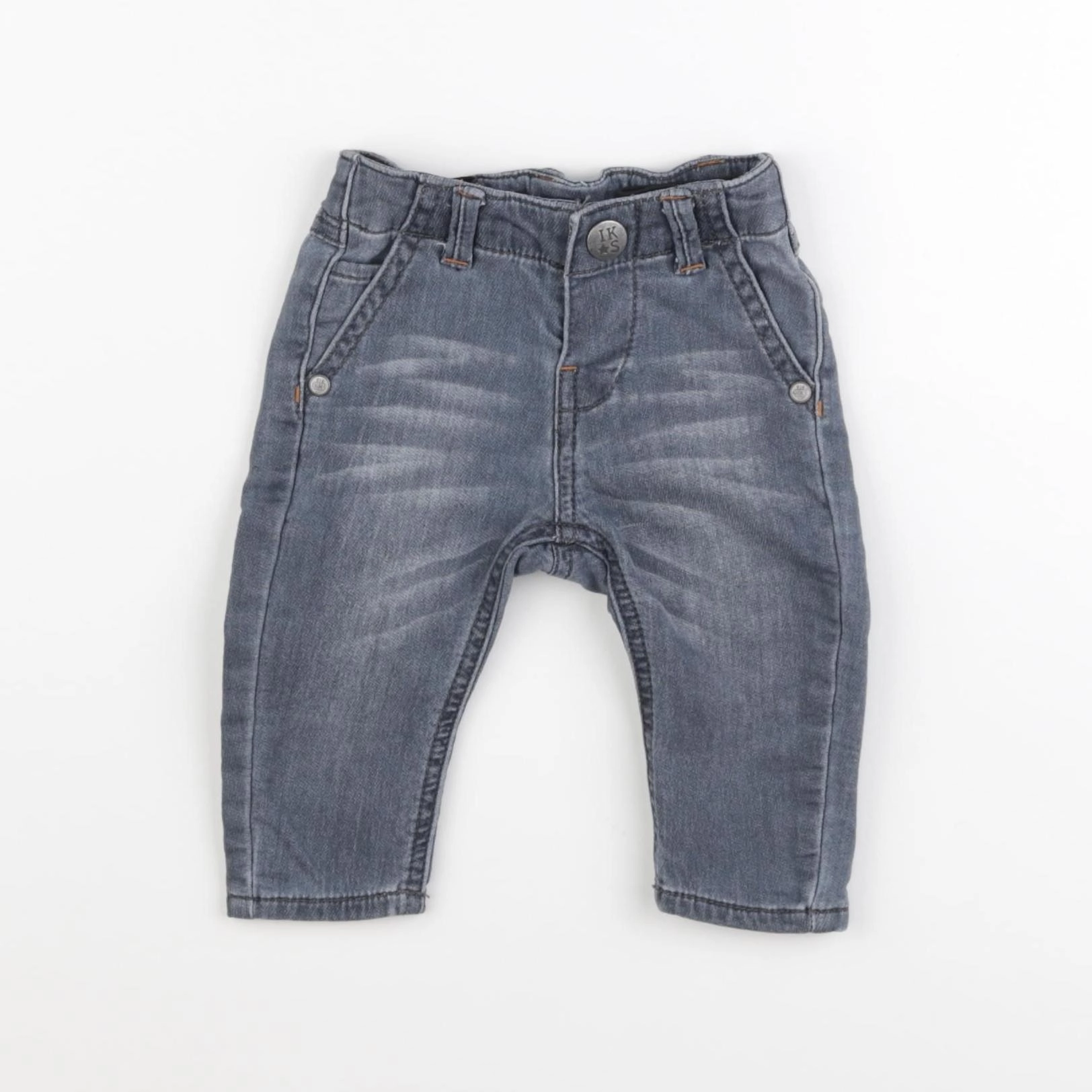 IKKS - jean gris - 12 mois