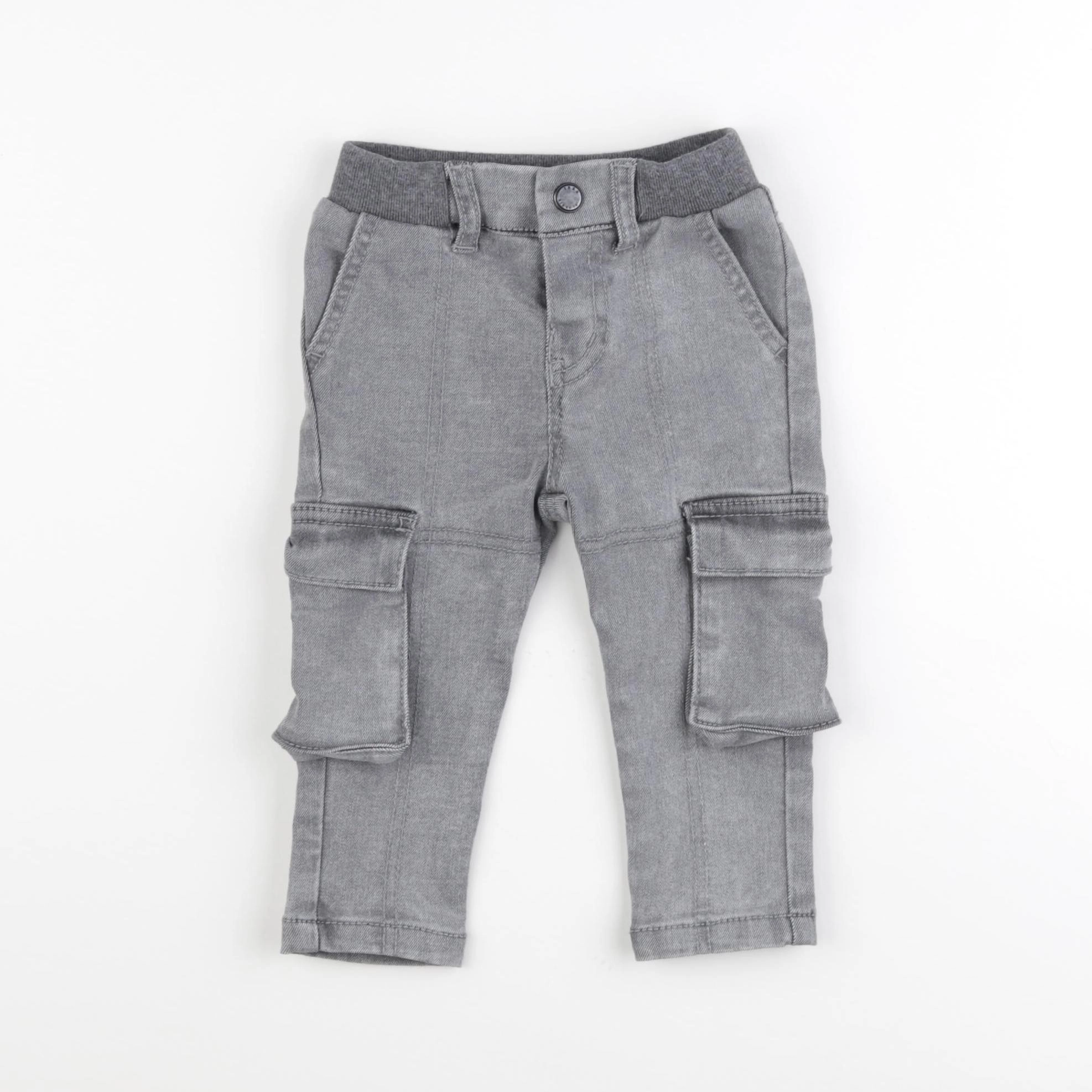 IKKS - jean gris - 12 mois