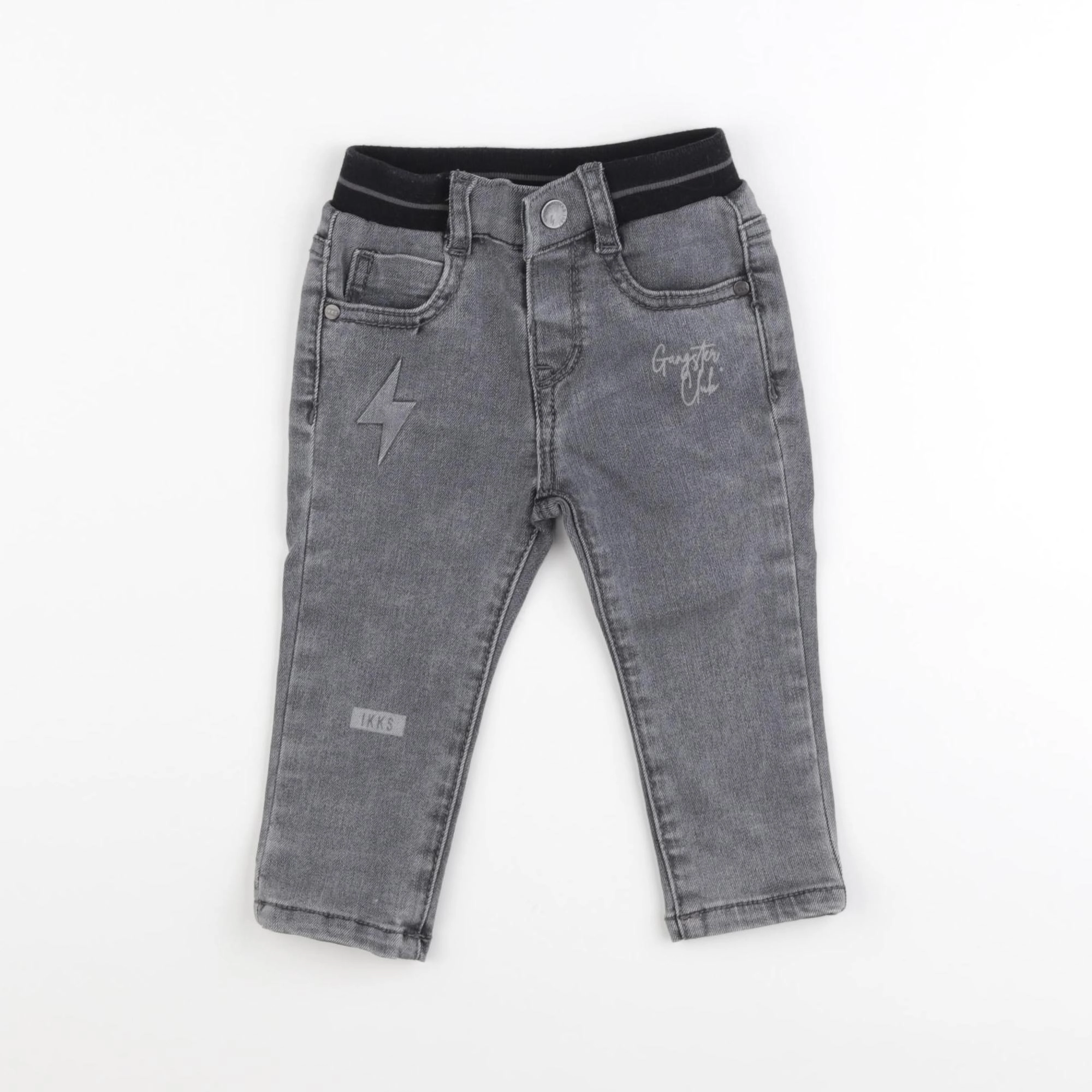 IKKS - jean gris - 12 mois