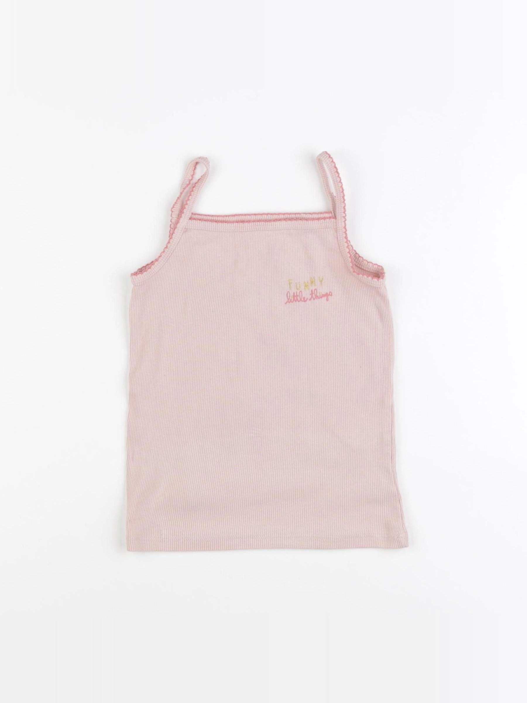Vertbaudet - débardeur rose - 6 ans