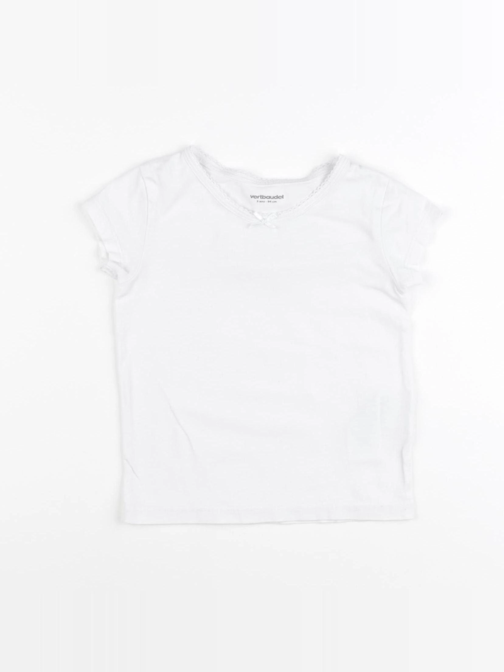 Vertbaudet - maillot de corps blanc - 3 ans