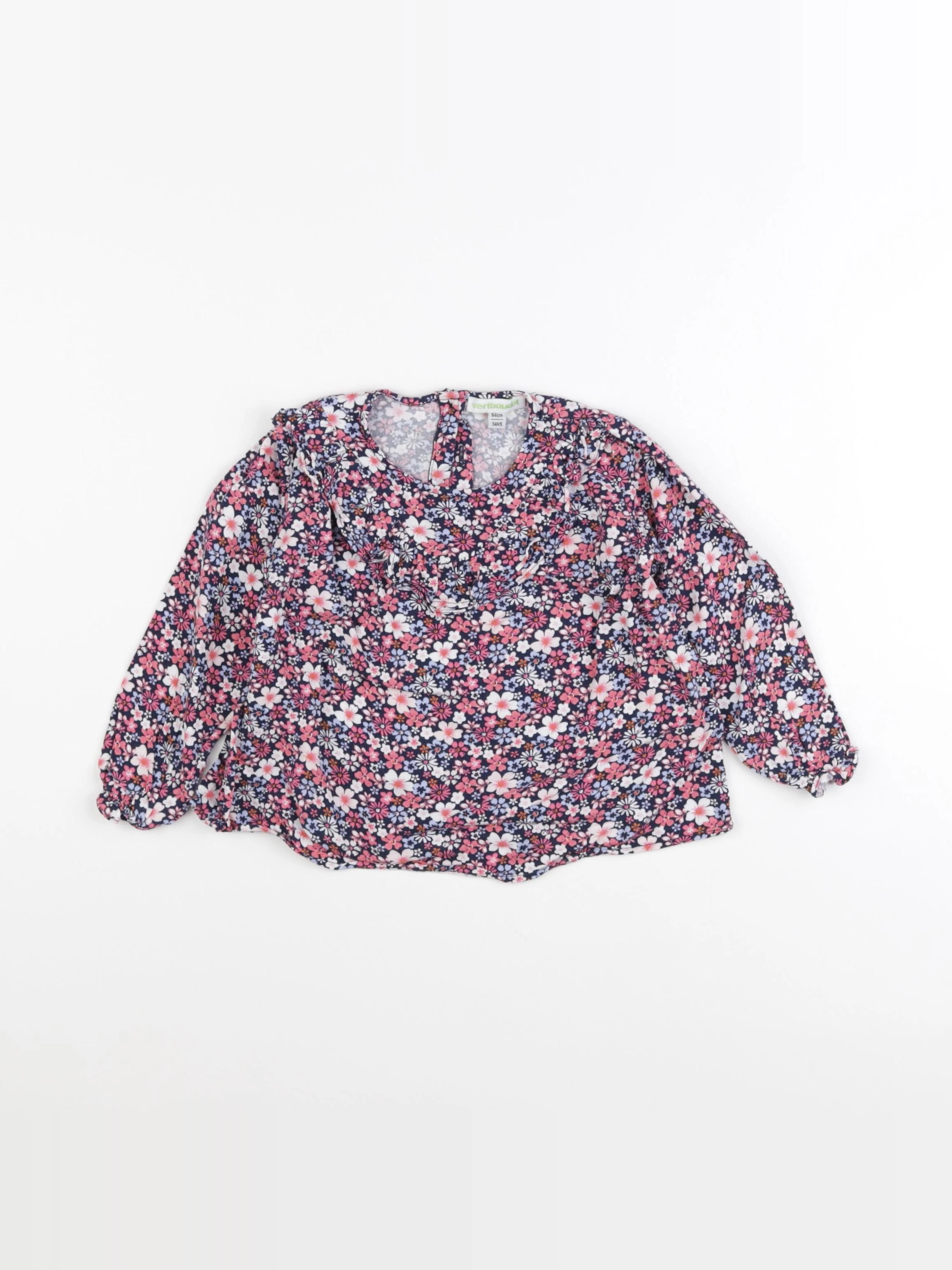 Vertbaudet - blouse rose - 3 ans