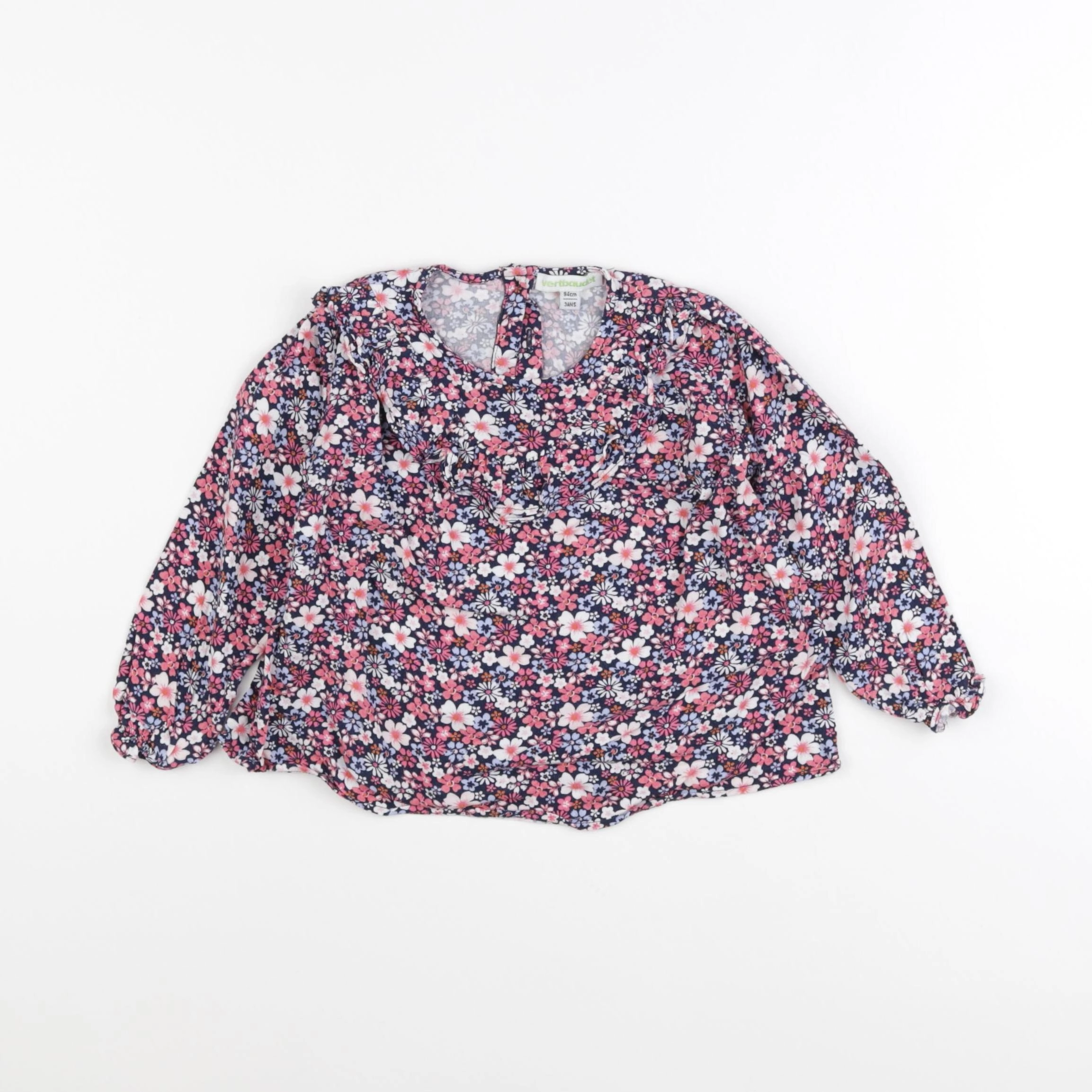 Vertbaudet - blouse rose - 3 ans