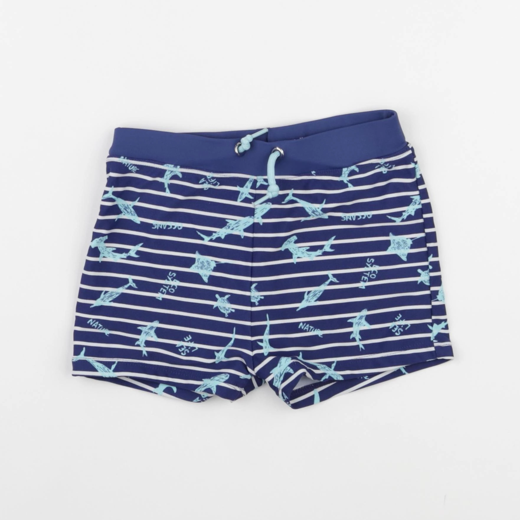 Vertbaudet - maillot de bain bleu - 8 ans