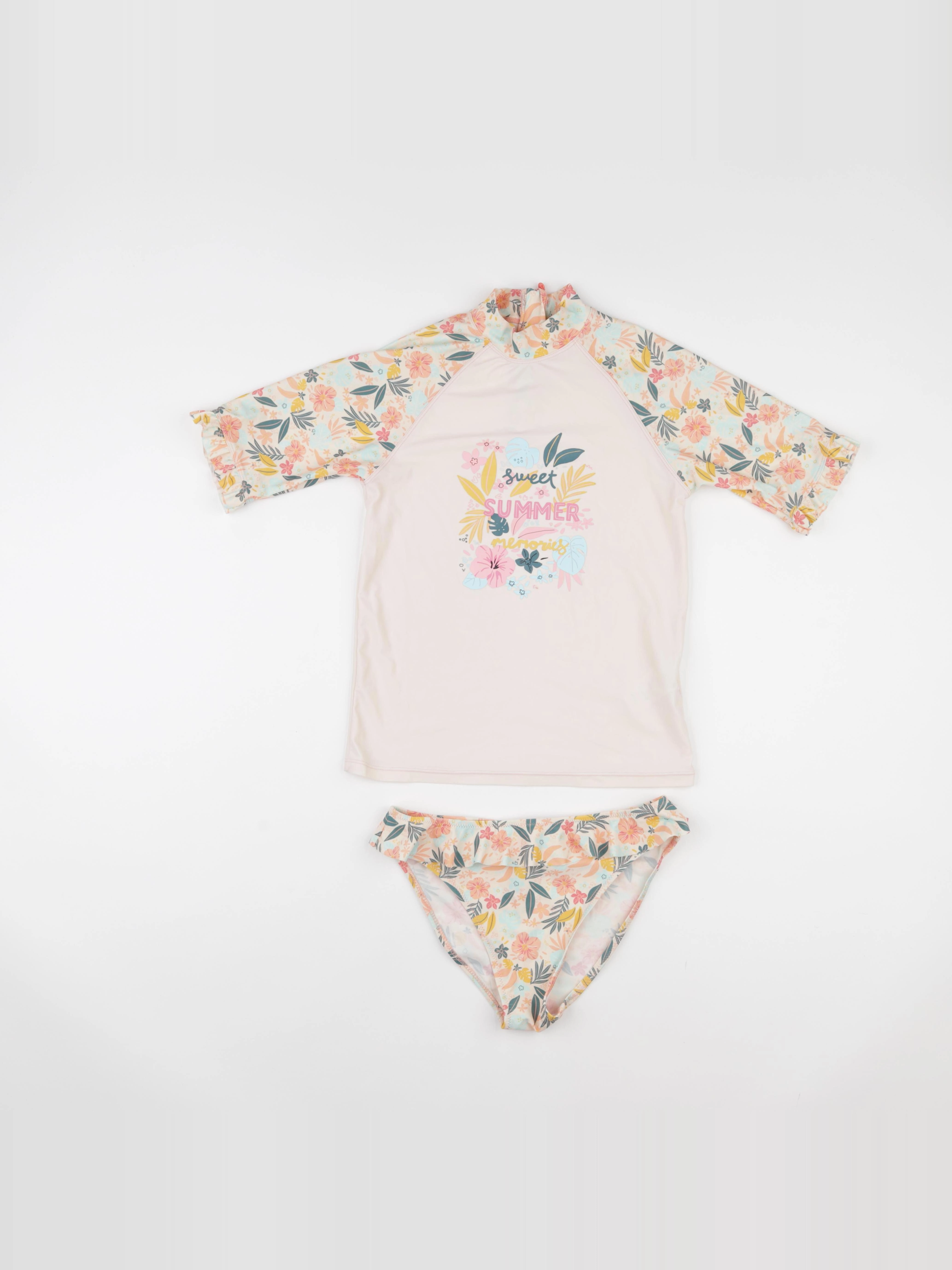 Vertbaudet - maillot de bain rose - 12 ans