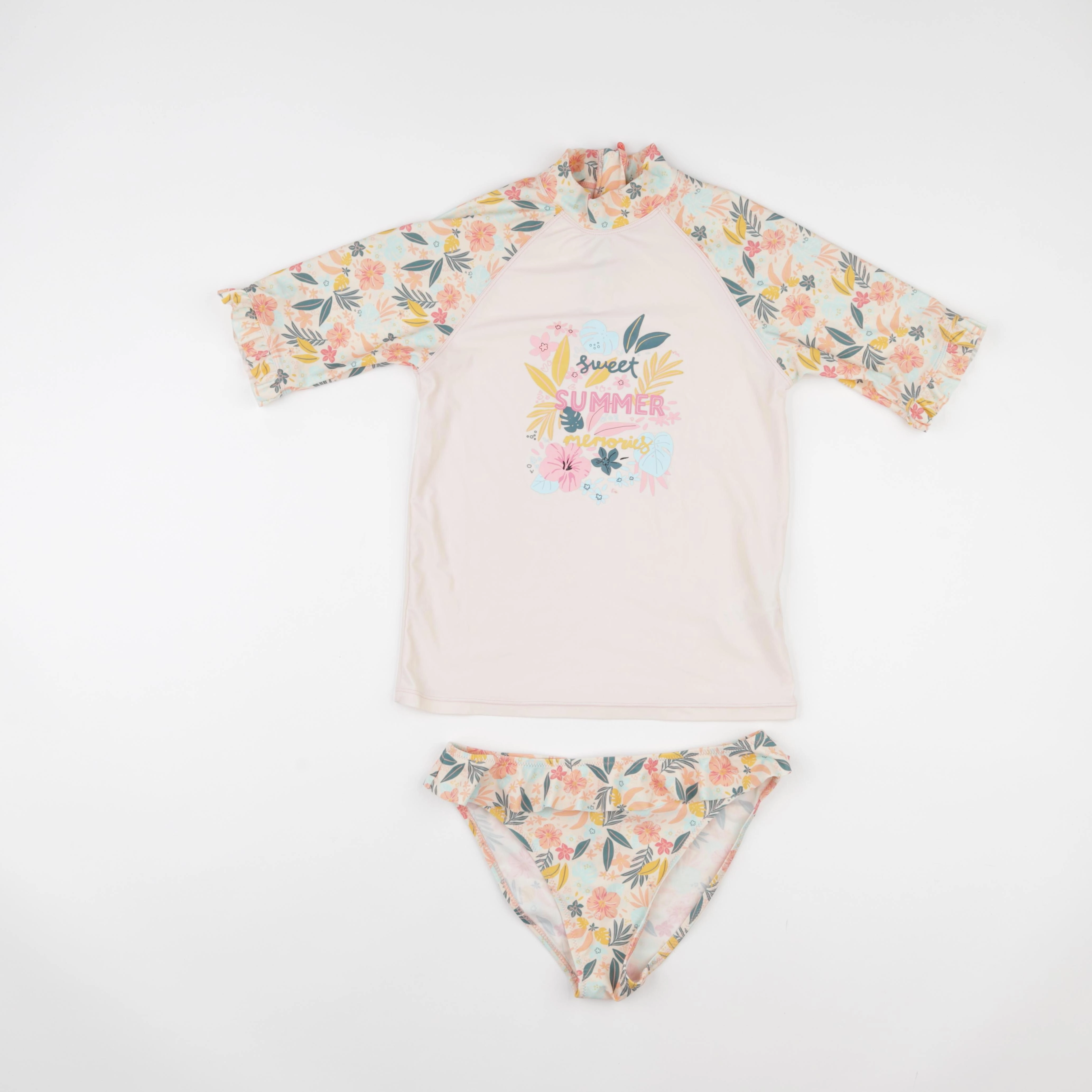 Vertbaudet - maillot de bain rose - 12 ans