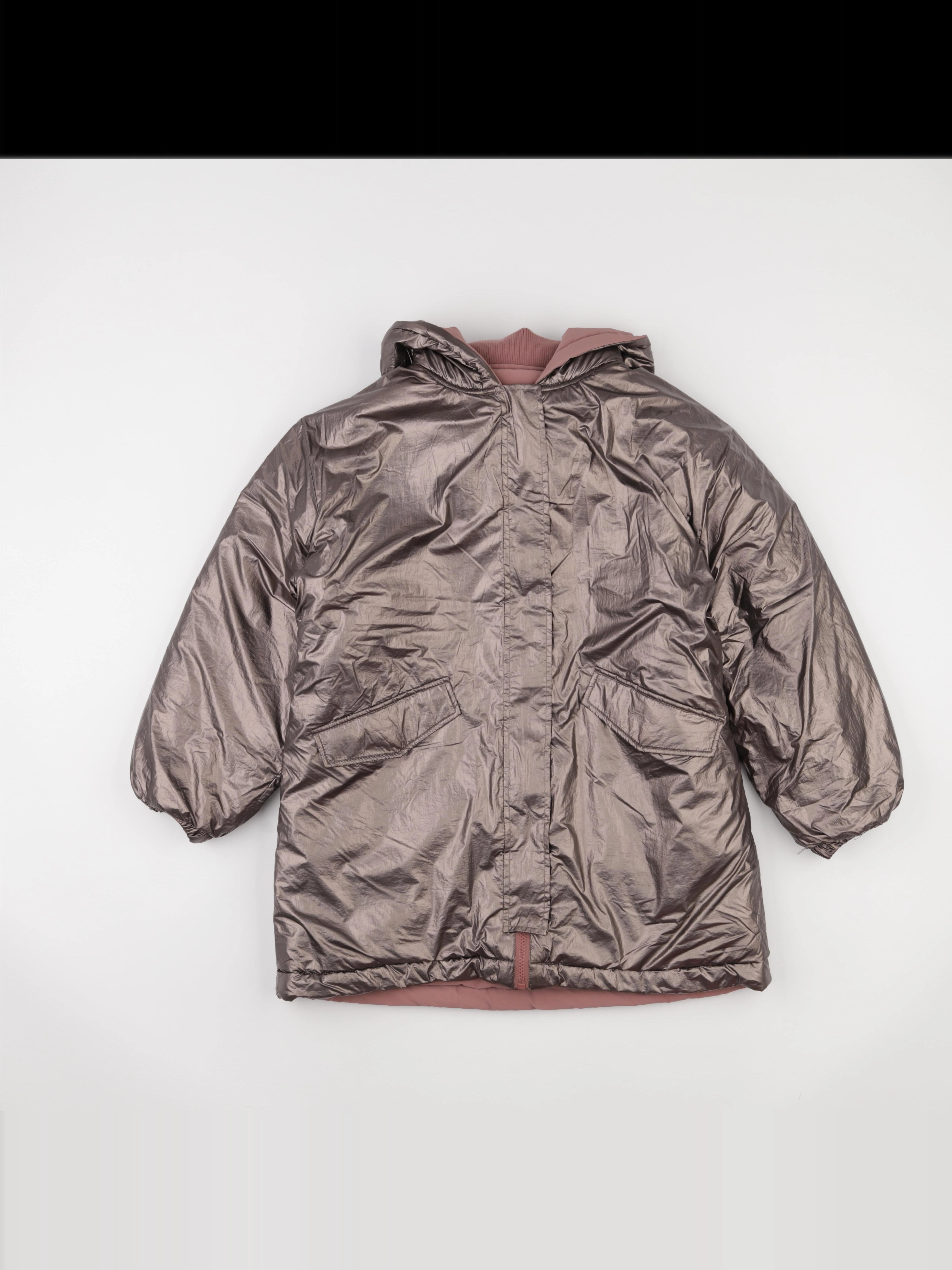 Vertbaudet - imperméable réversible rose - 12 ans