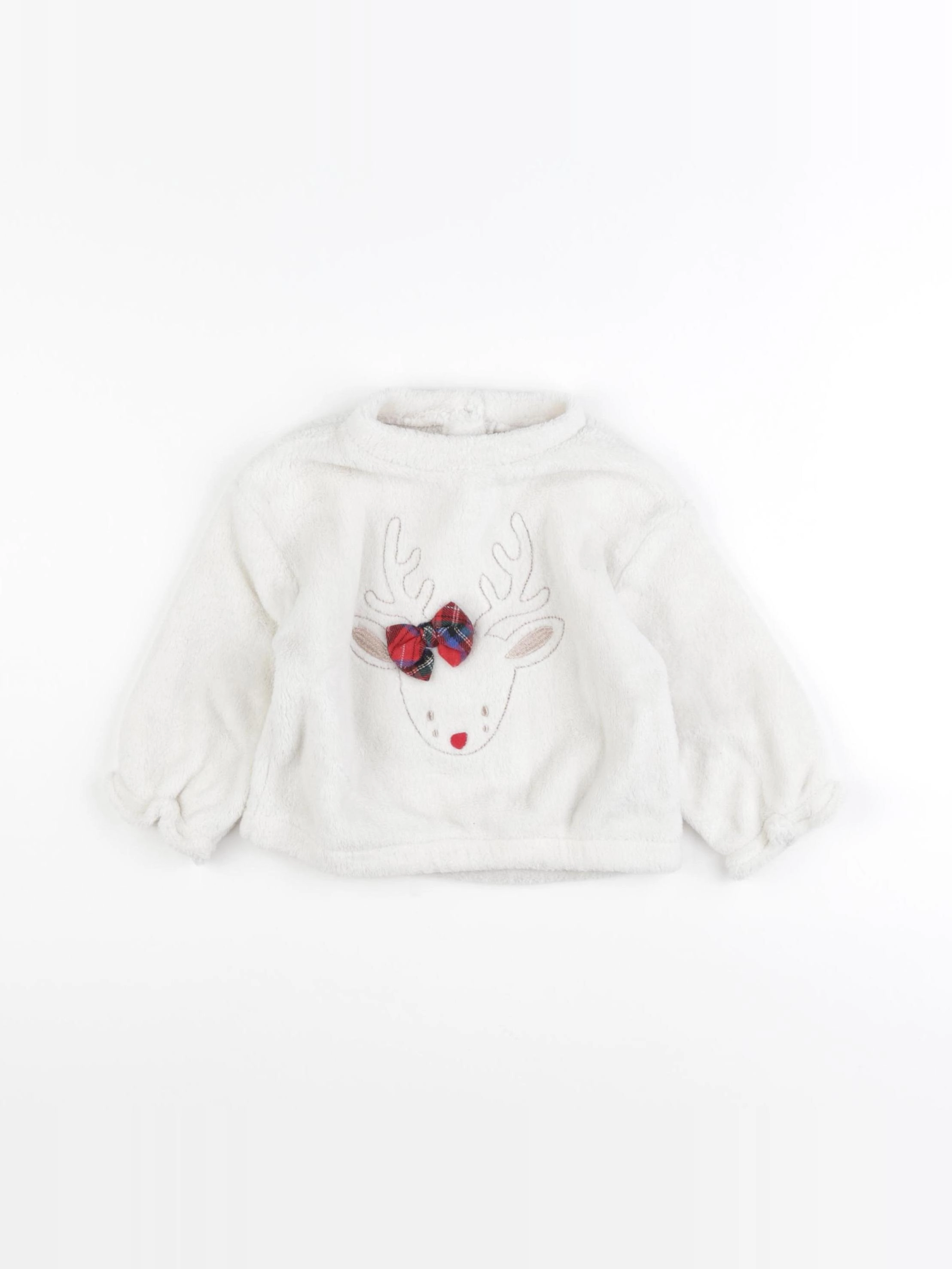 Vertbaudet - sweat beige - 18 mois