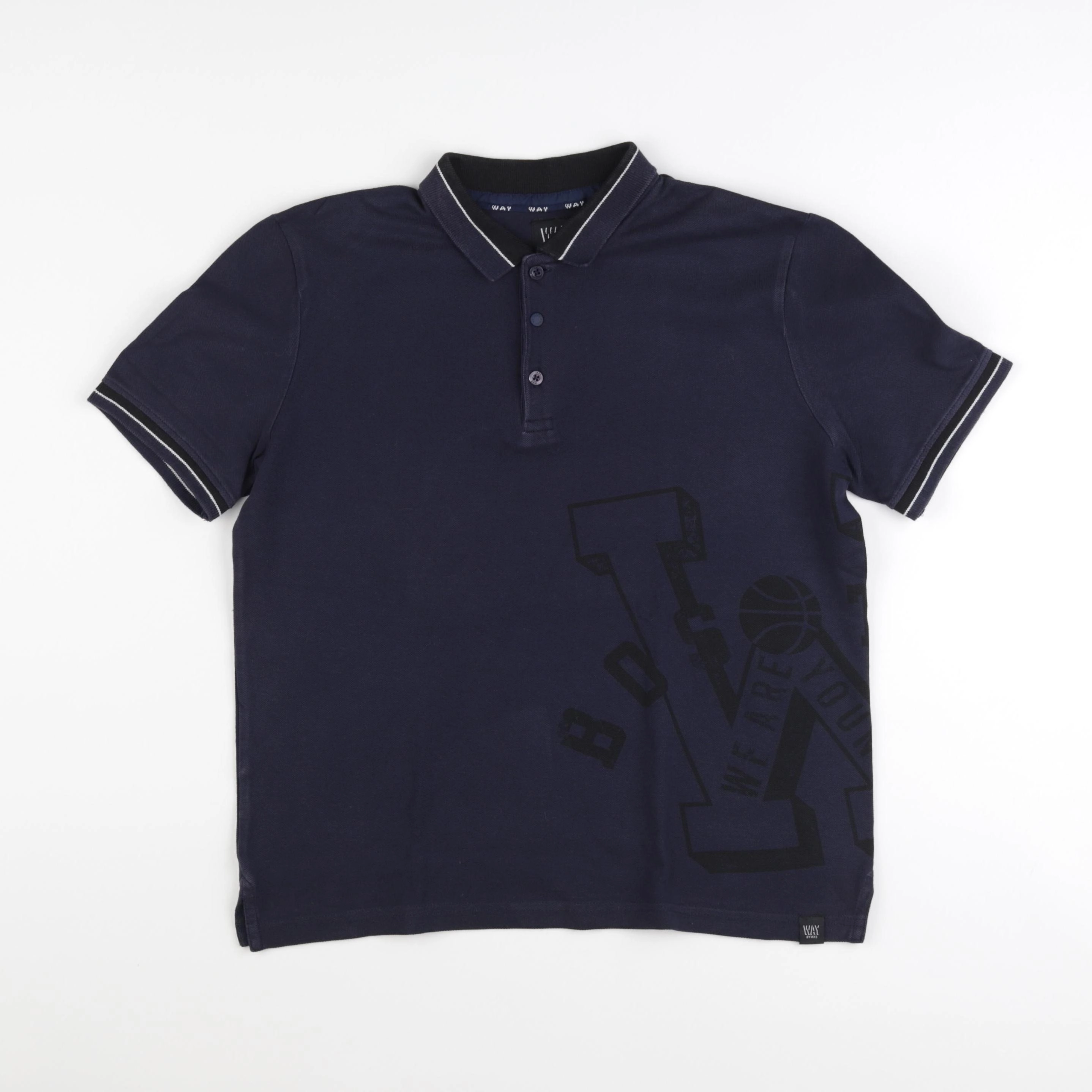 IKKS - polo bleu - 14 ans