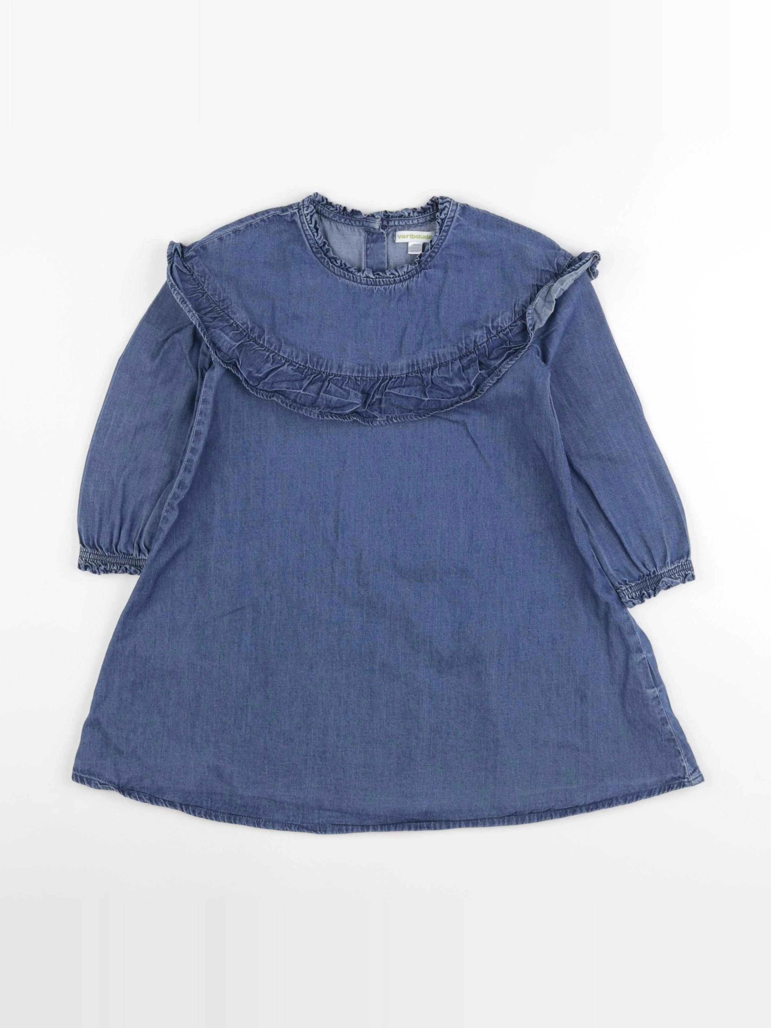Vertbaudet - robe bleu - 5 ans