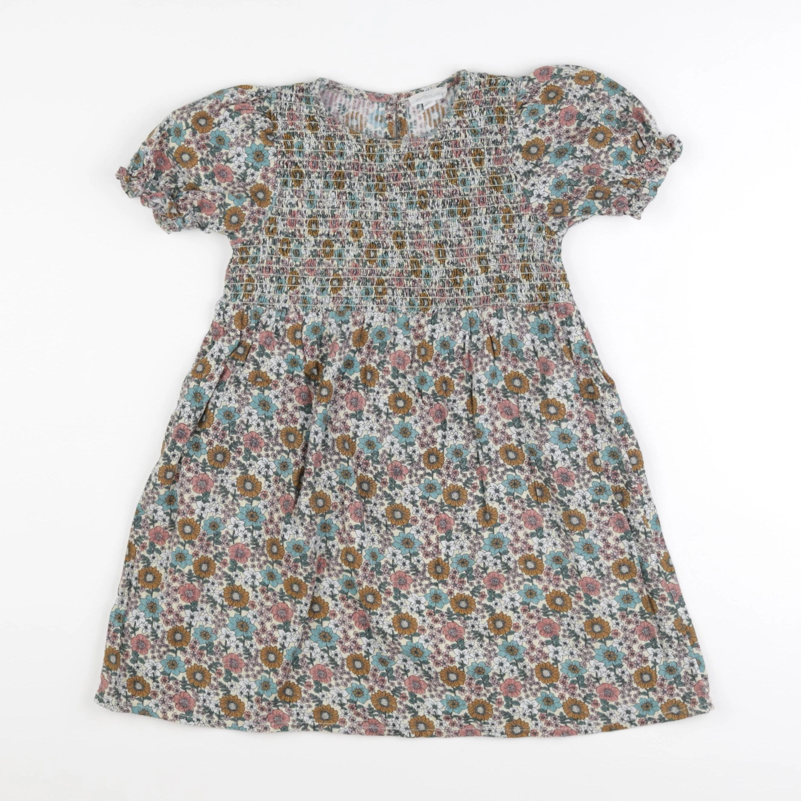 Vertbaudet - robe multicolore - 6 ans