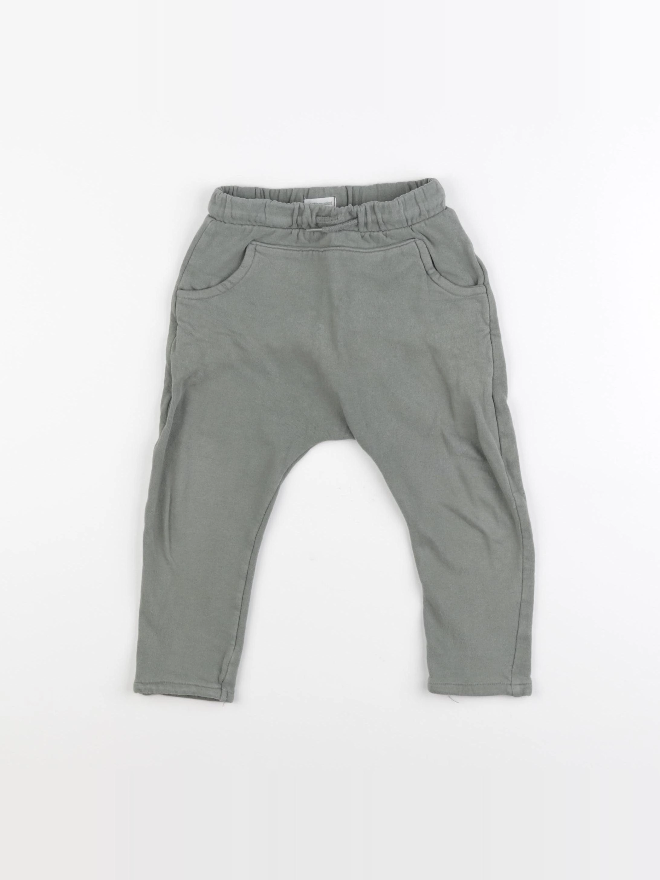 Vertbaudet - jogging vert - 18 mois