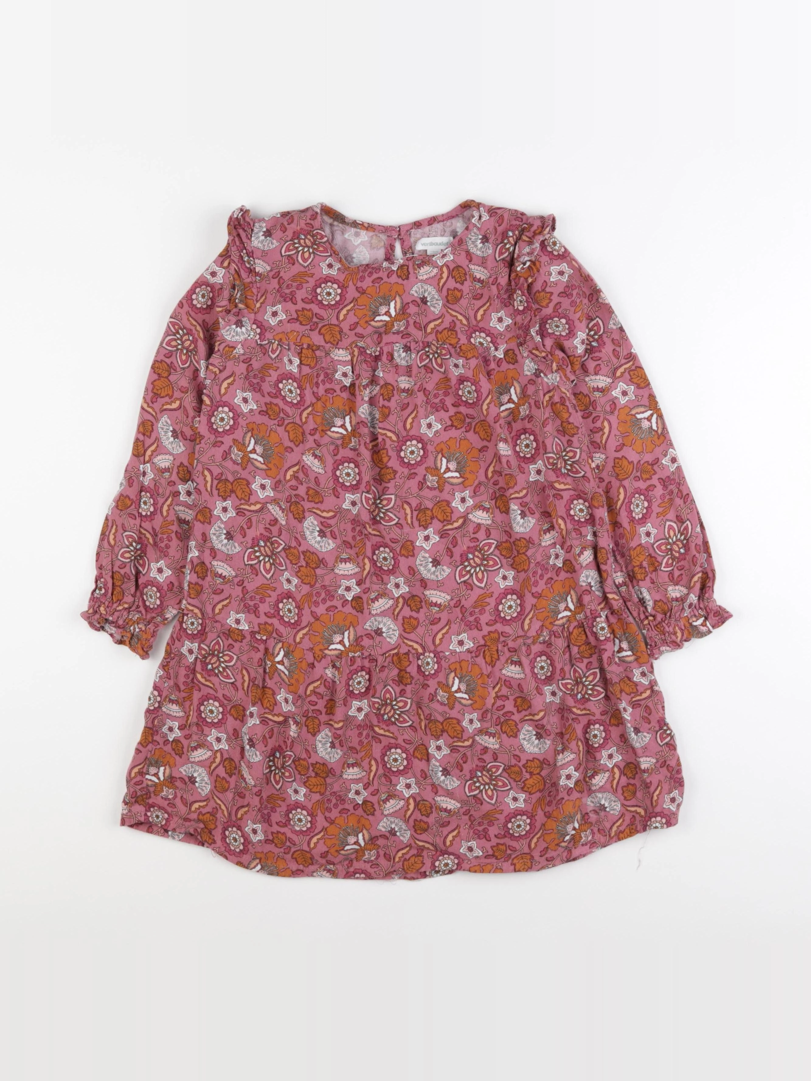 Vertbaudet - robe rose - 6 ans