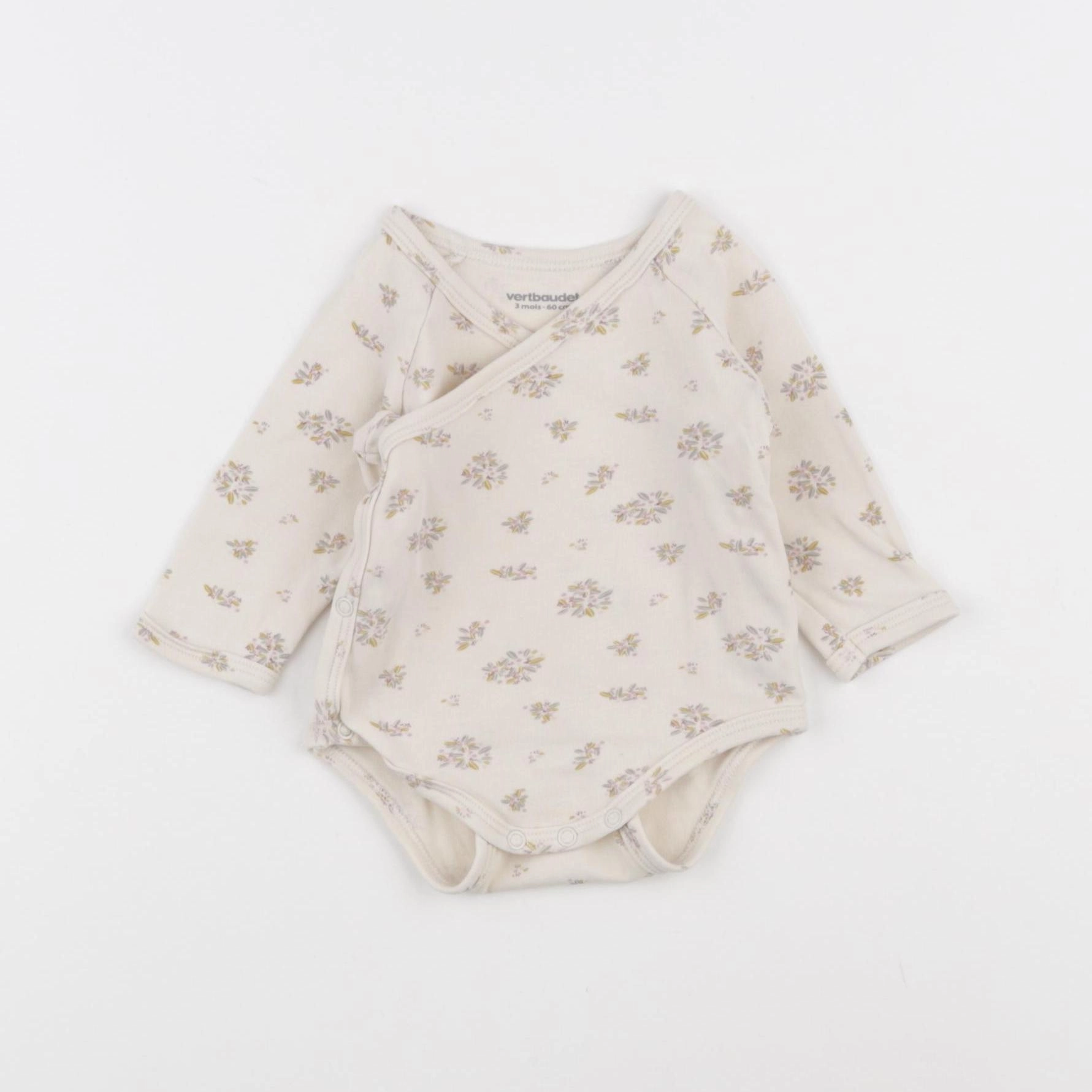 Vertbaudet - body rose - 3 mois