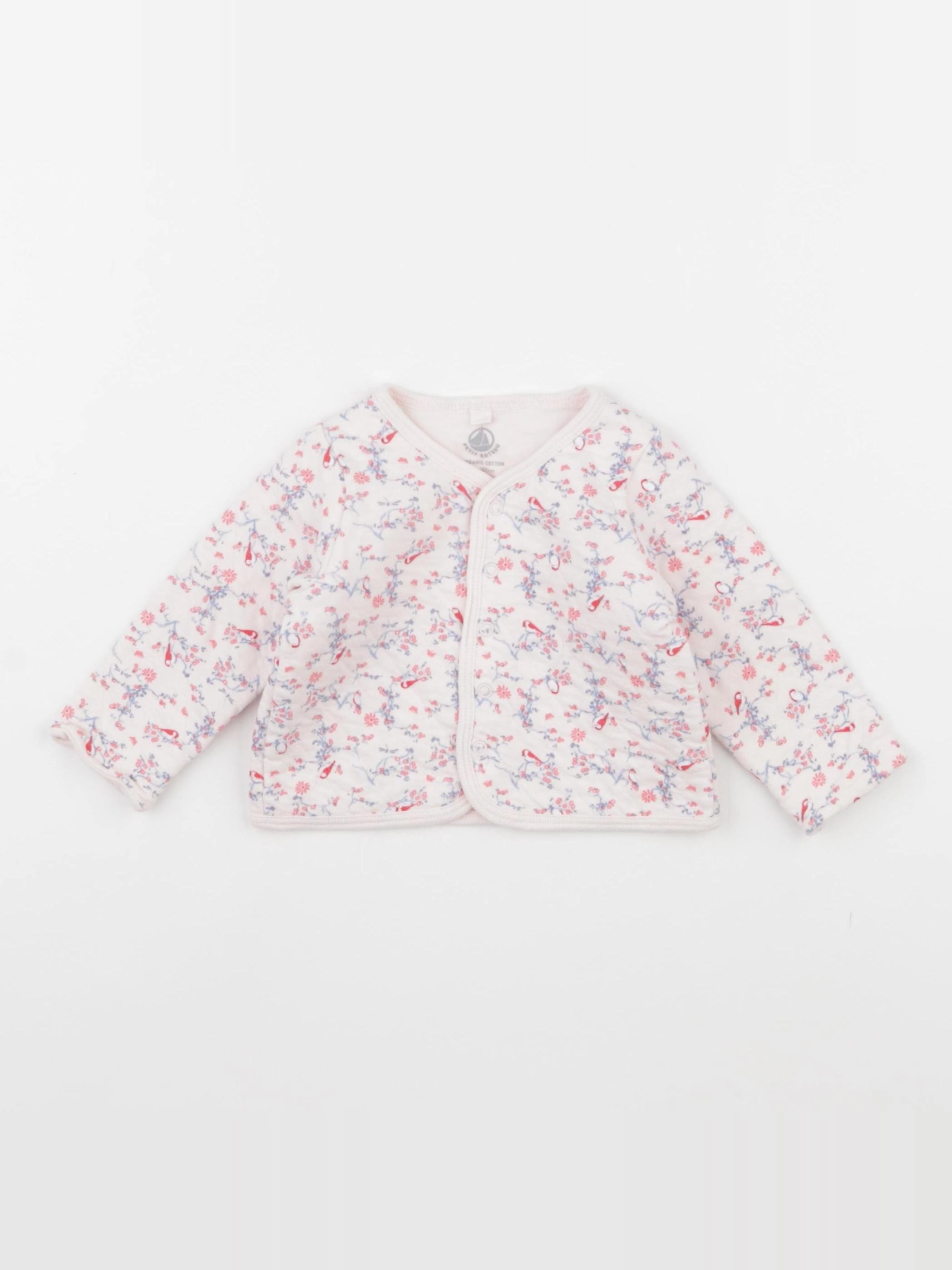 Petit Bateau - sweat rose - 6 mois