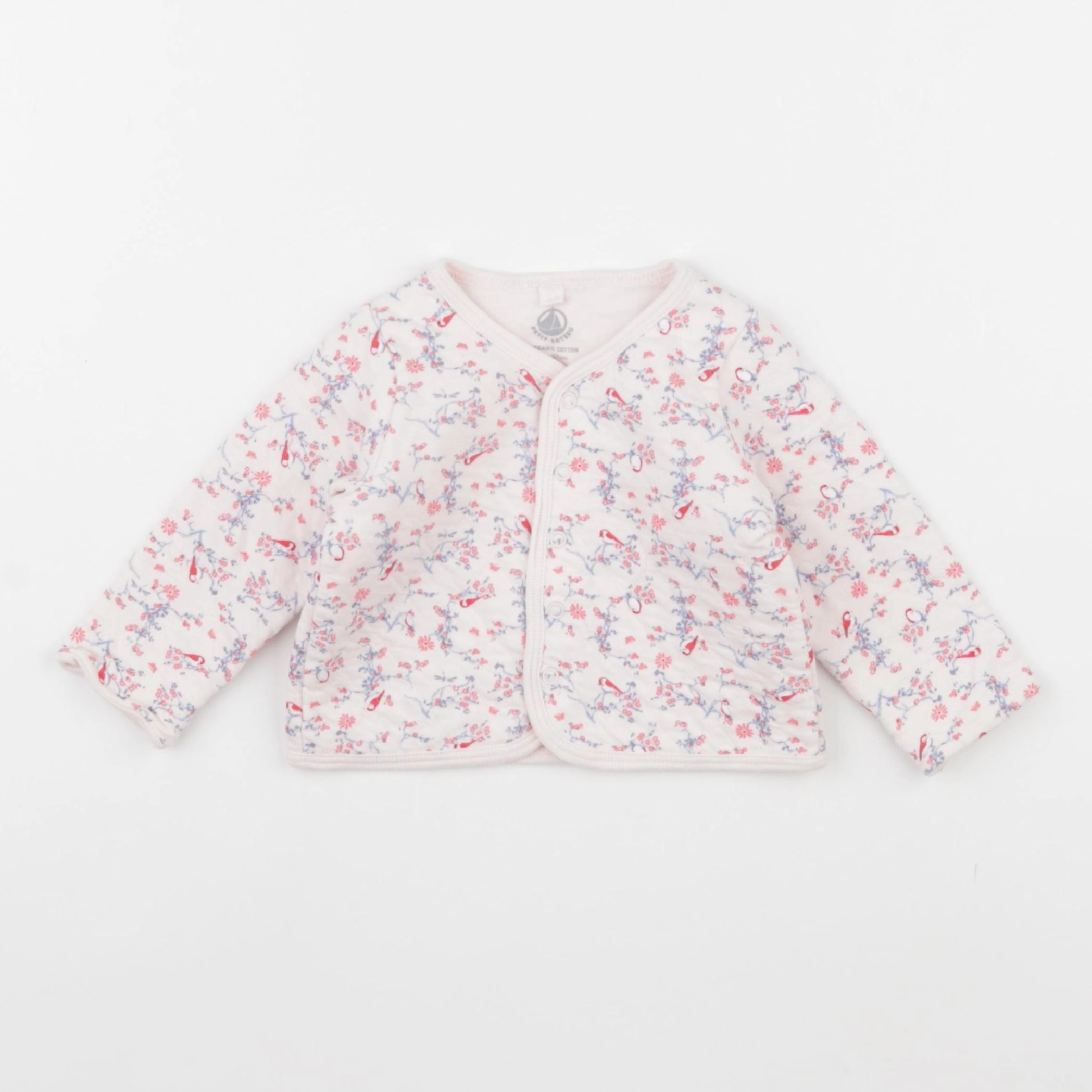 Petit Bateau - sweat rose - 6 mois