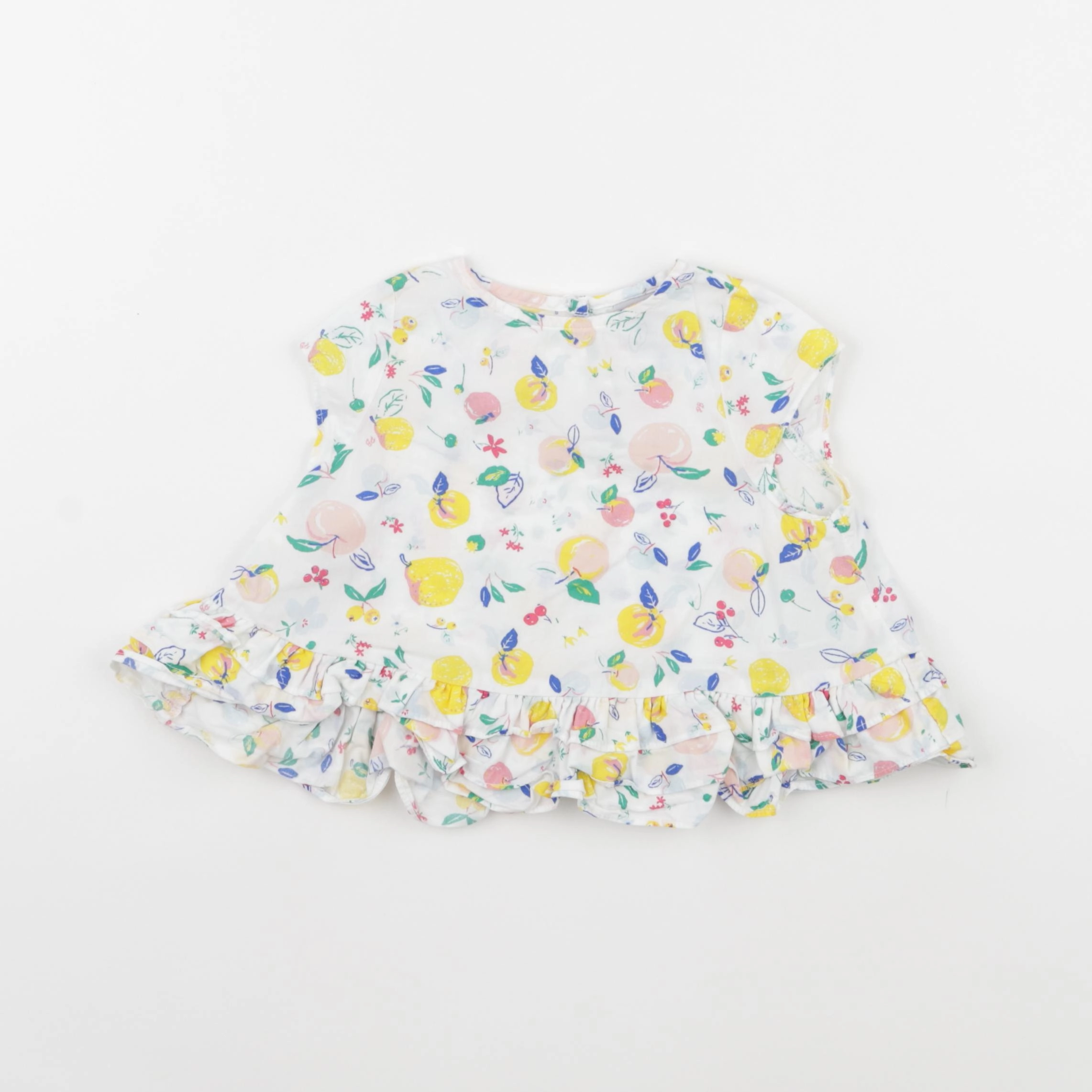 Petit Bateau - robe multicolore - 6 mois