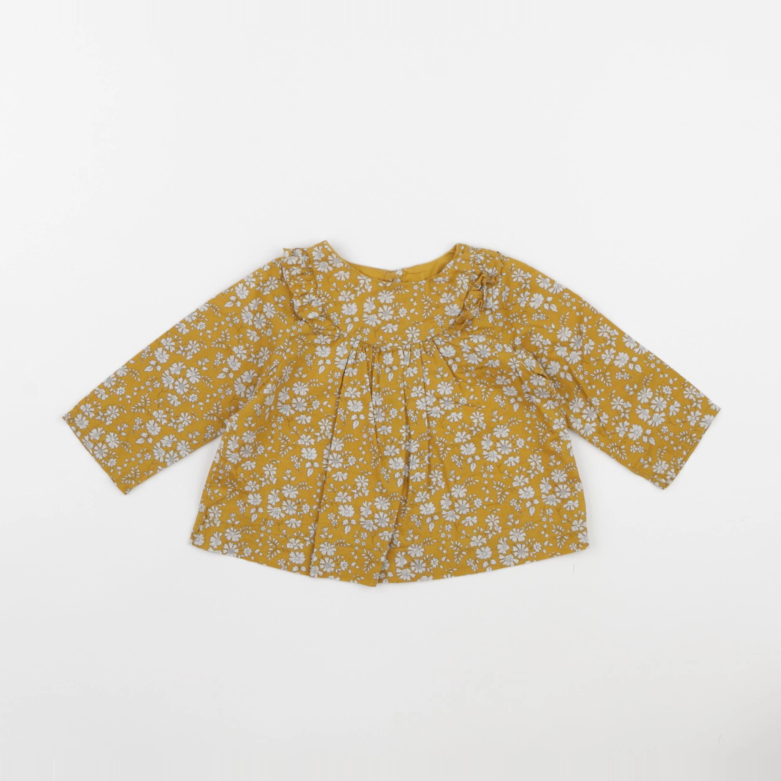 Jacadi - blouse liberty jaune - 6 mois