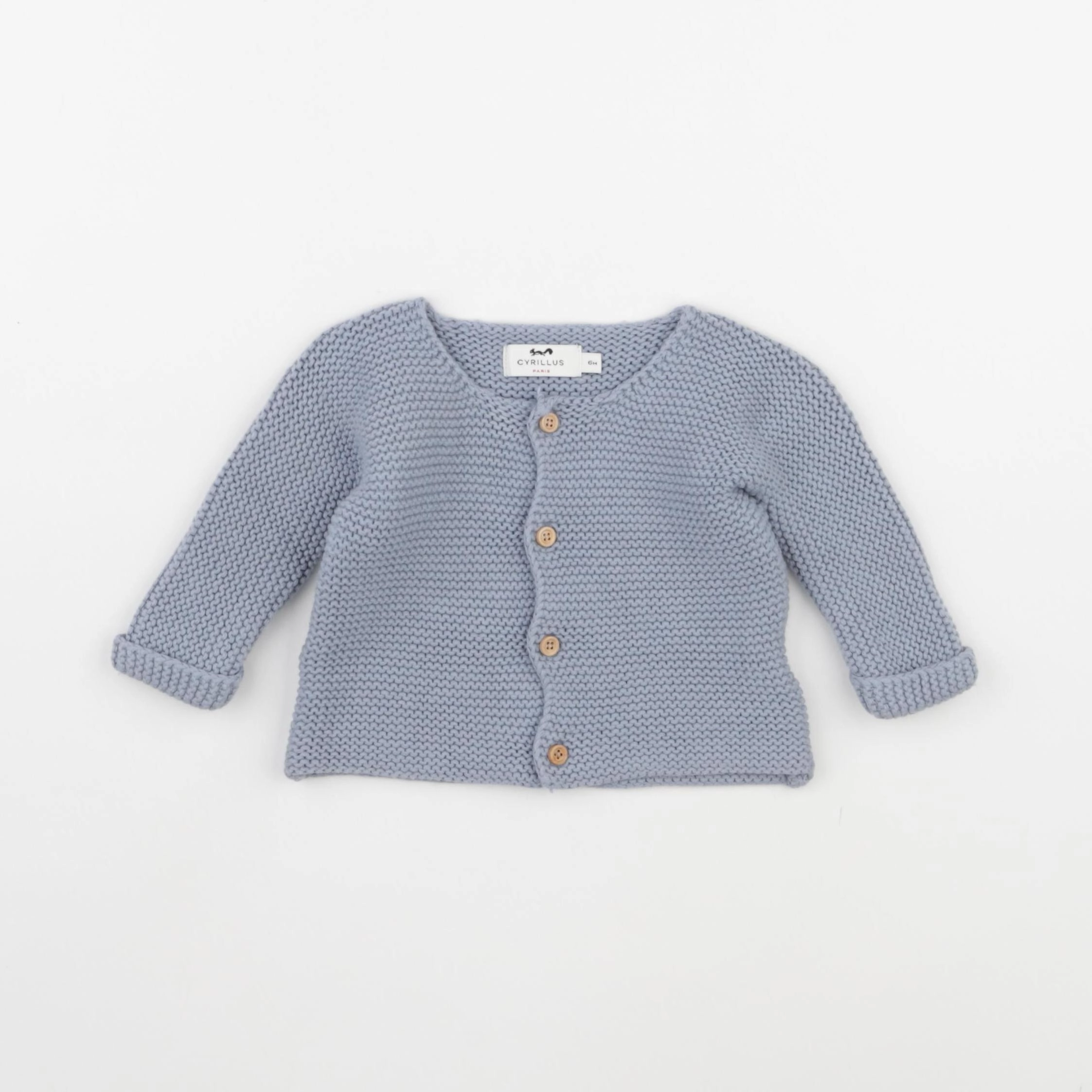 Cyrillus - gilet bleu - 6 mois