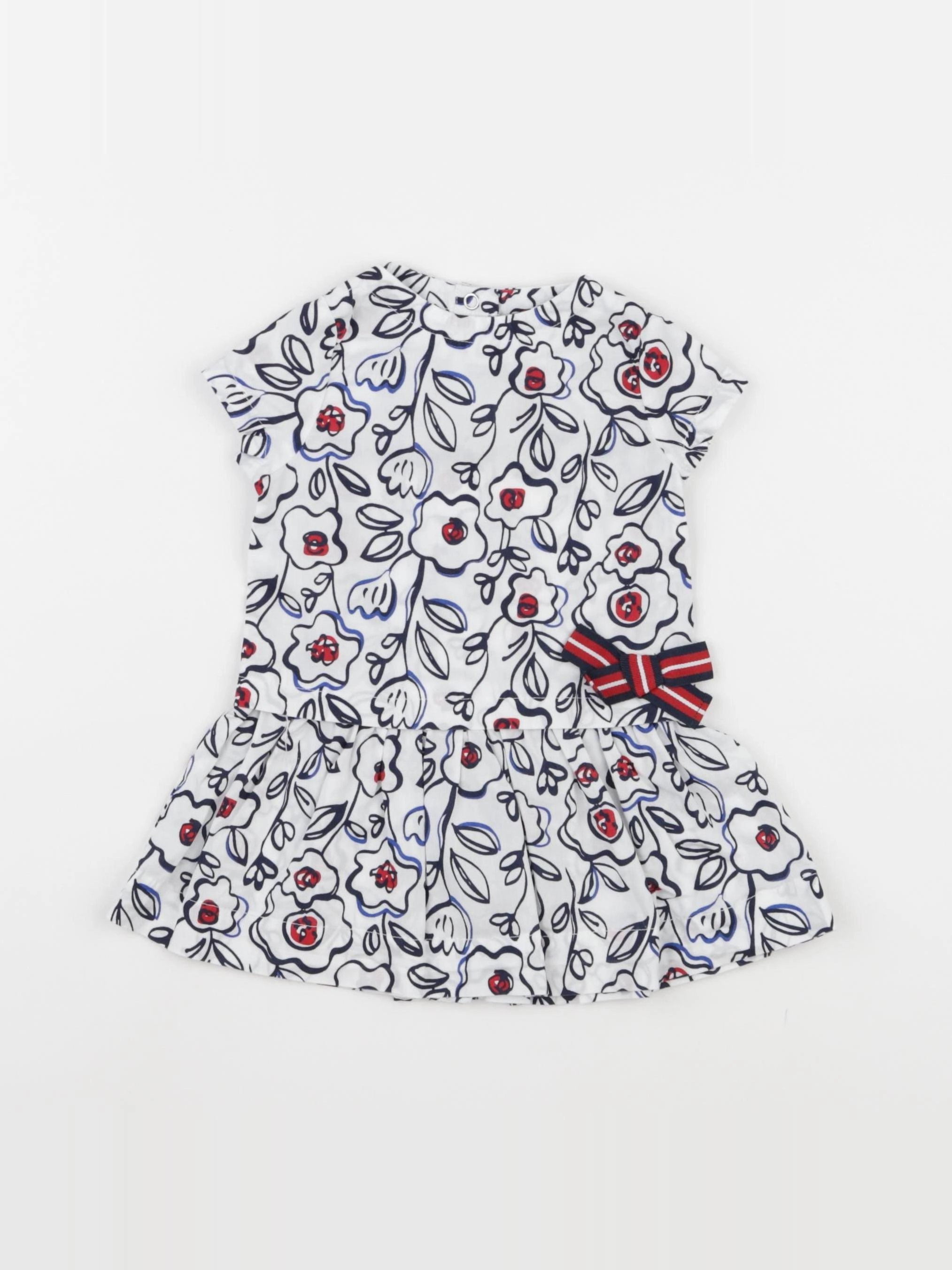 Petit Bateau - robe multicolore - 6 mois