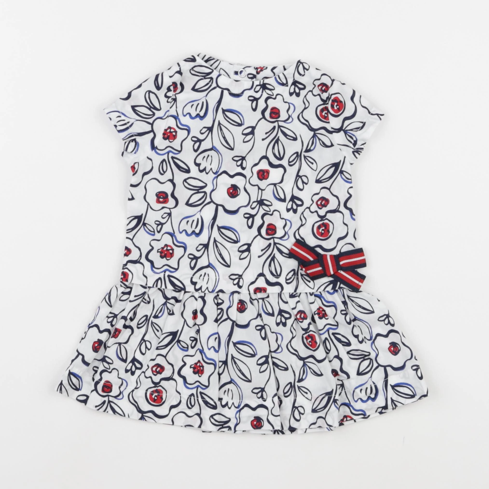 Petit Bateau - robe multicolore - 6 mois
