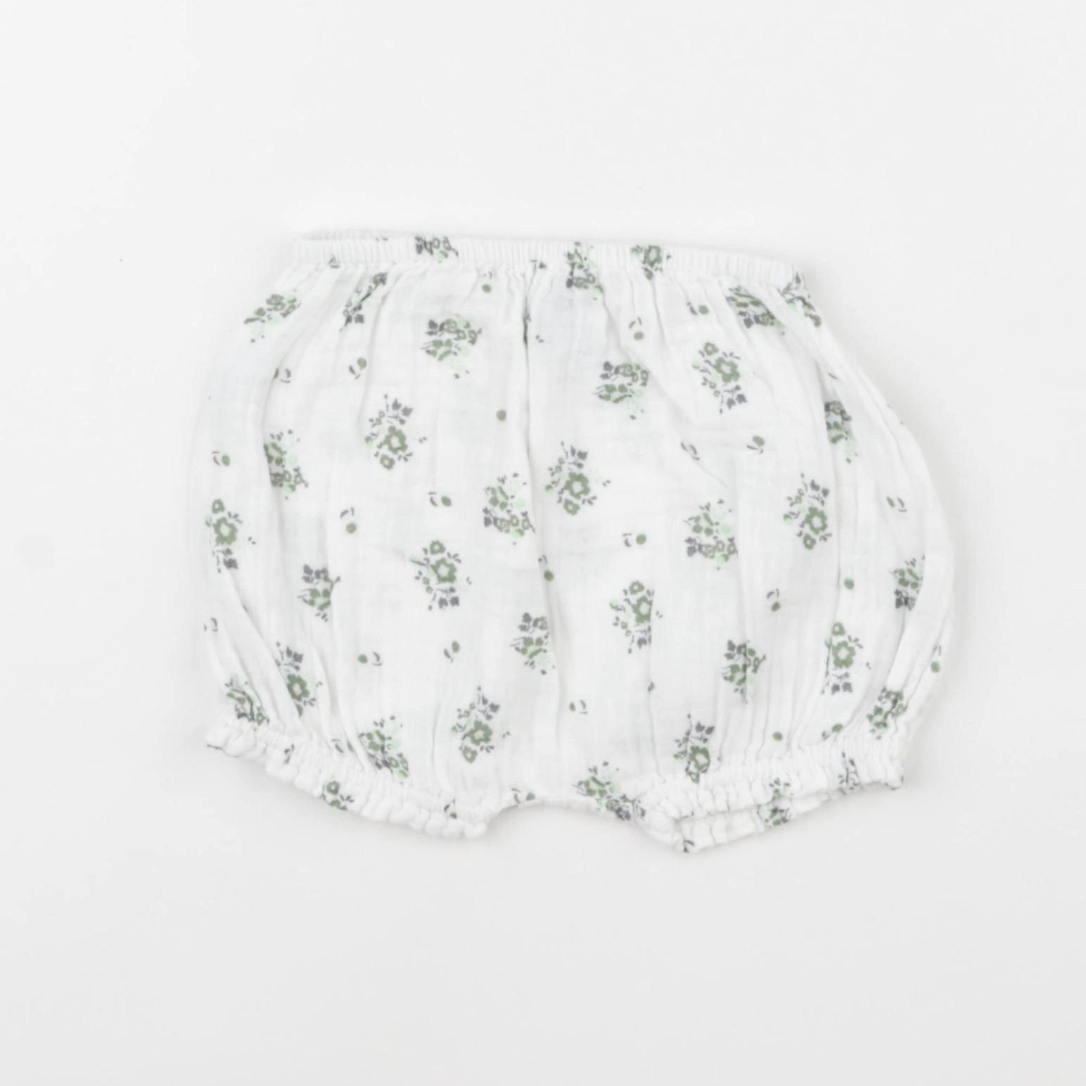 Petit Bateau - bloomer blanc - 6 mois