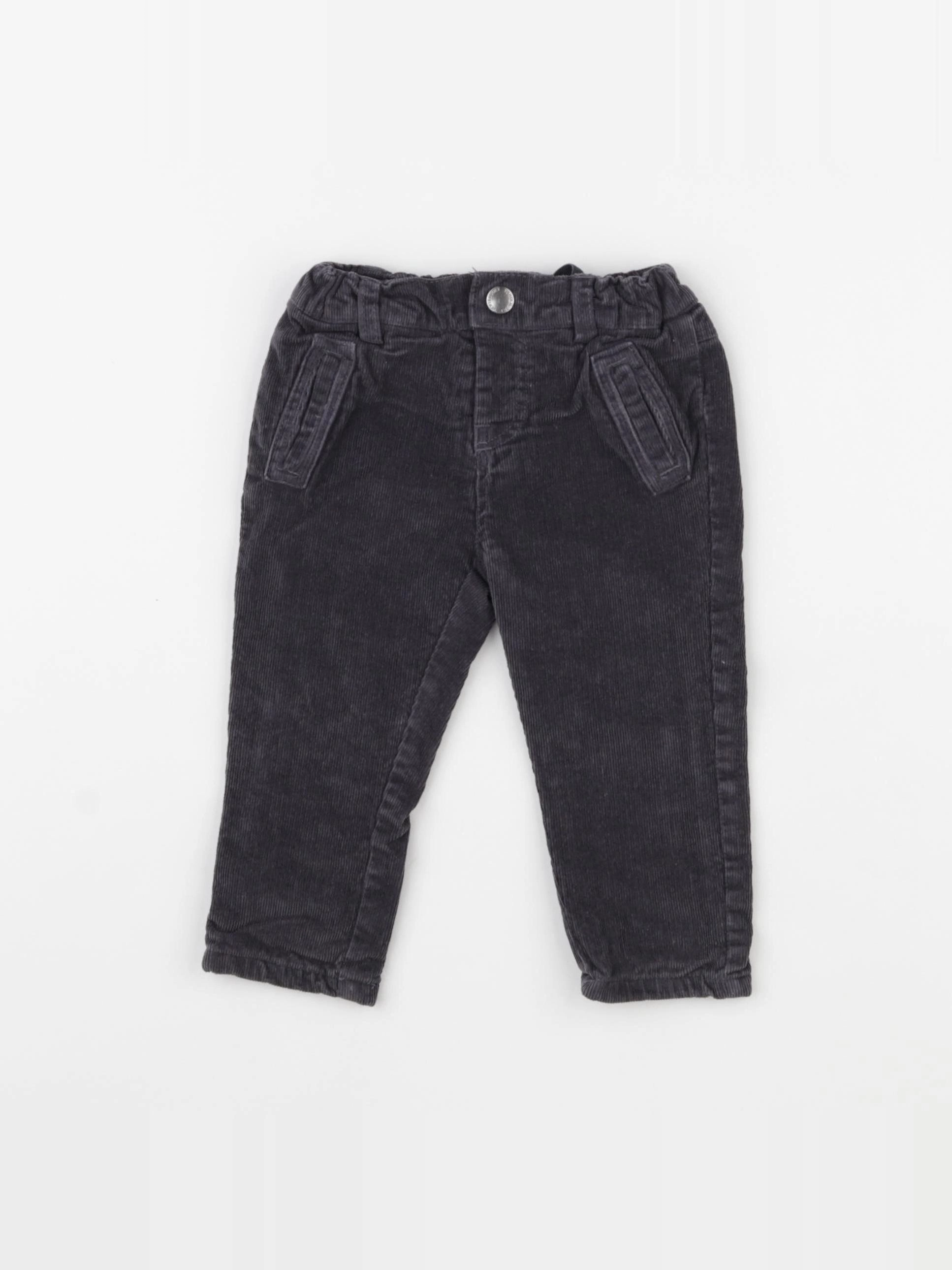 Vertbaudet - pantalon gris - 6 mois