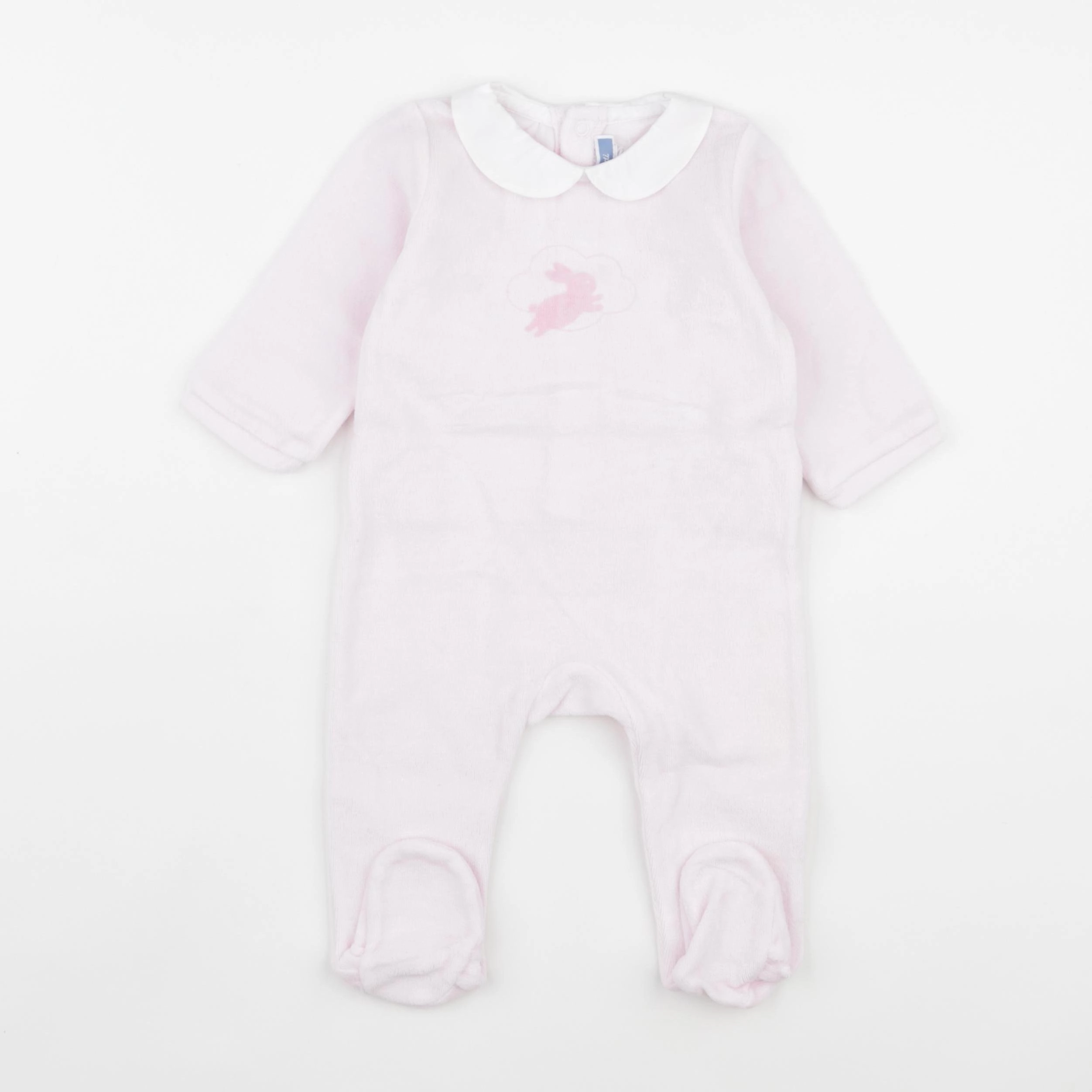 Jacadi - pyjama velours rose - 6 mois