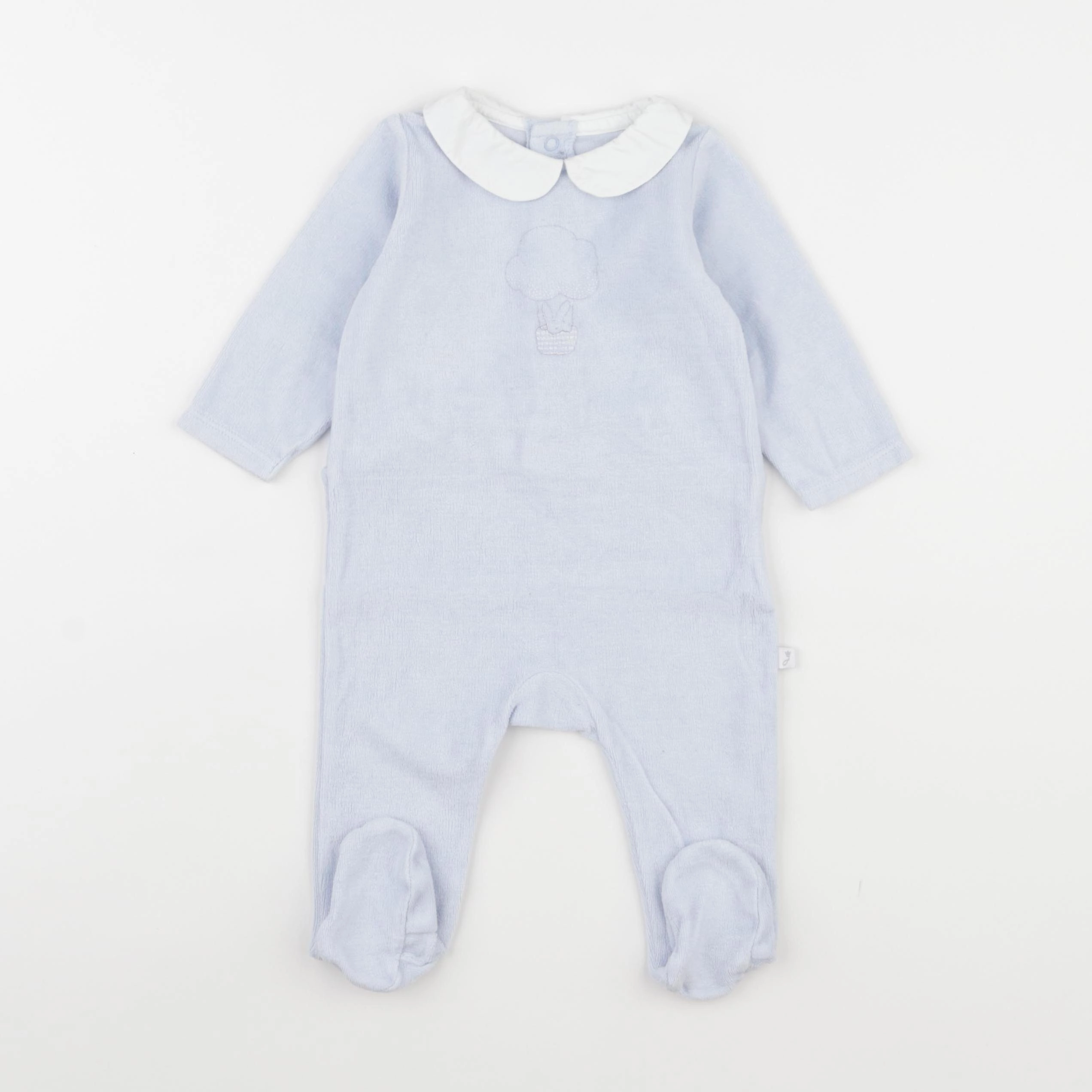 Jacadi - pyjama velours bleu - 6 mois