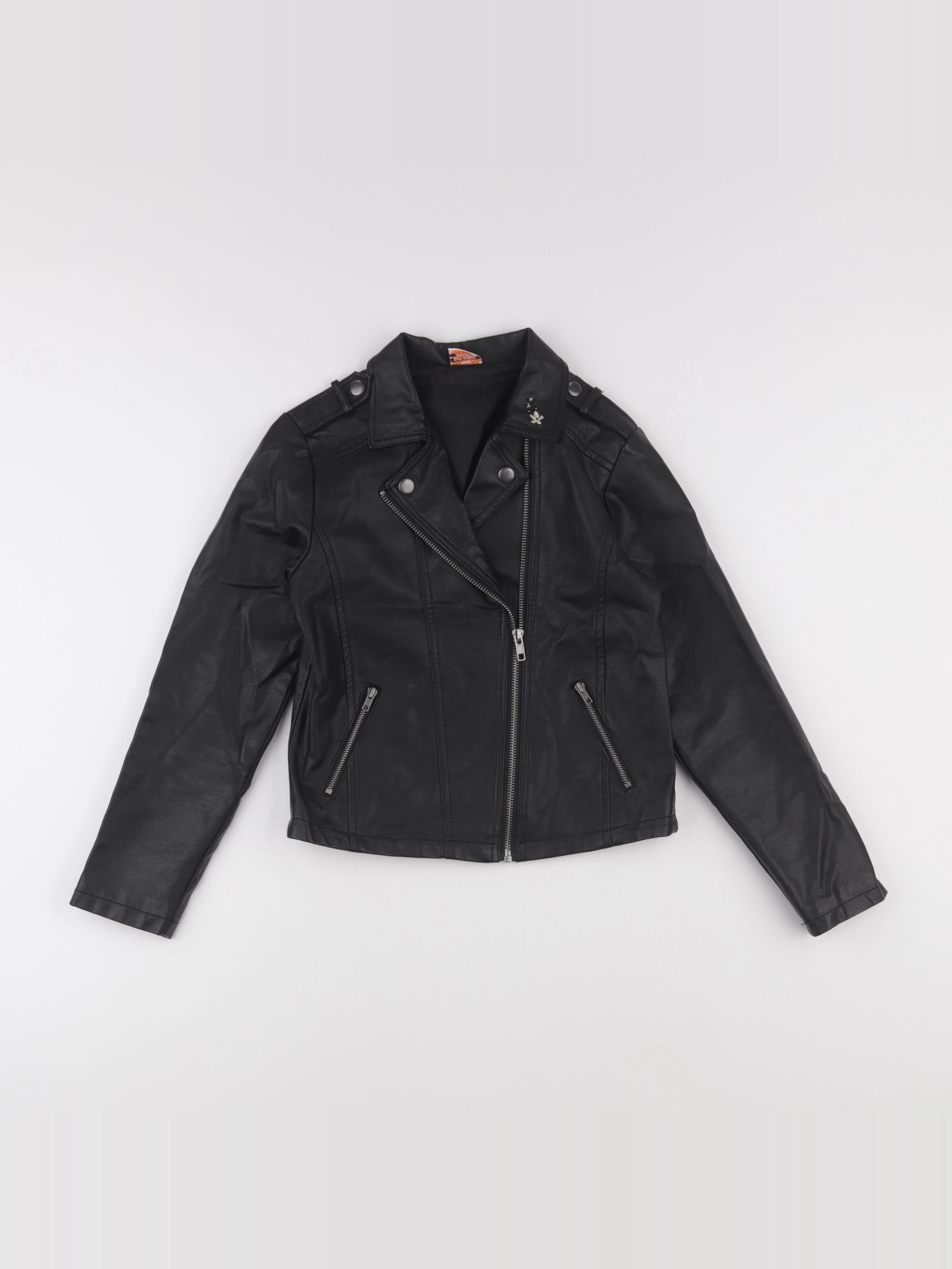 Tape à l'oeil - veste simili cuir noir - 10 ans
