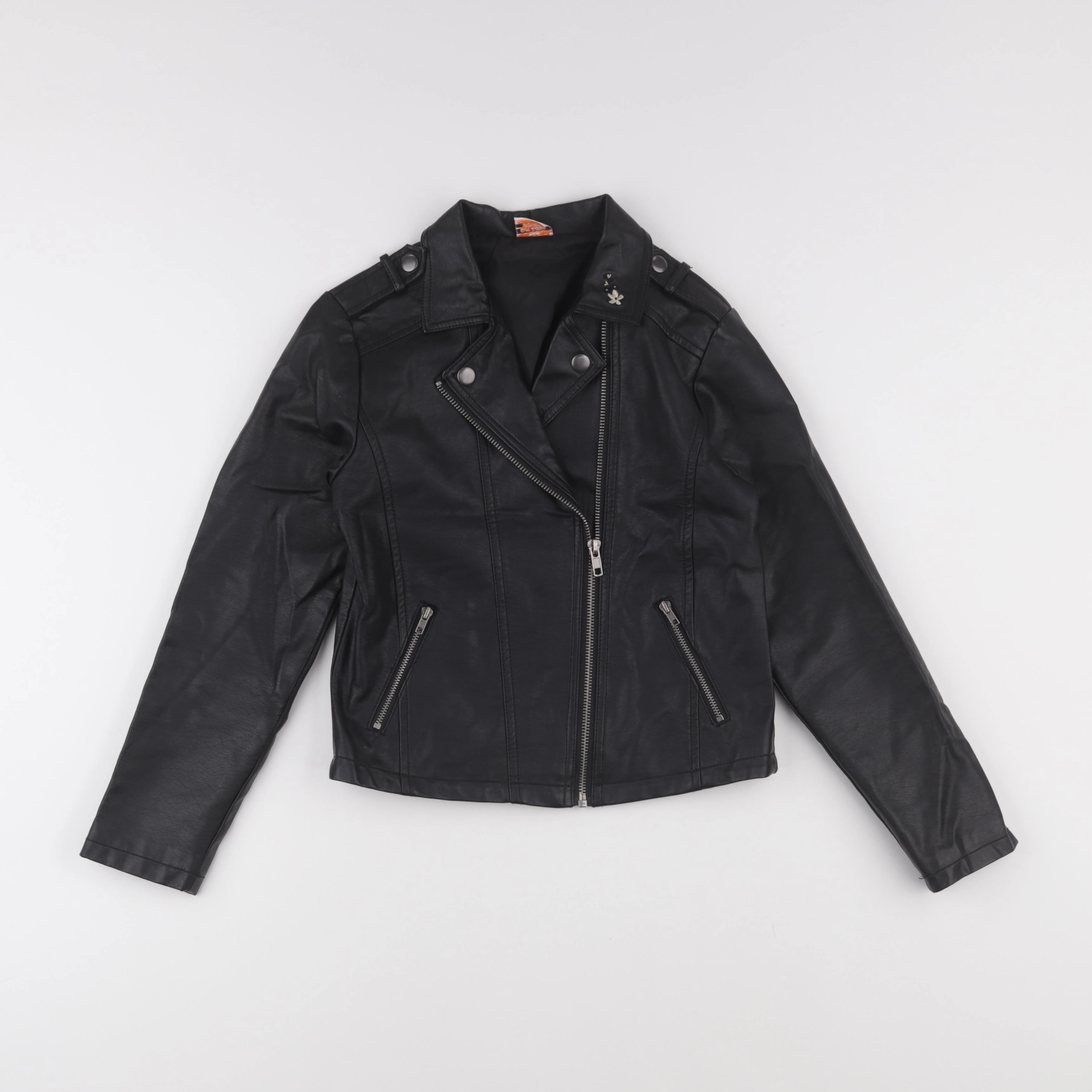 Tape à l'oeil - veste simili cuir noir - 10 ans