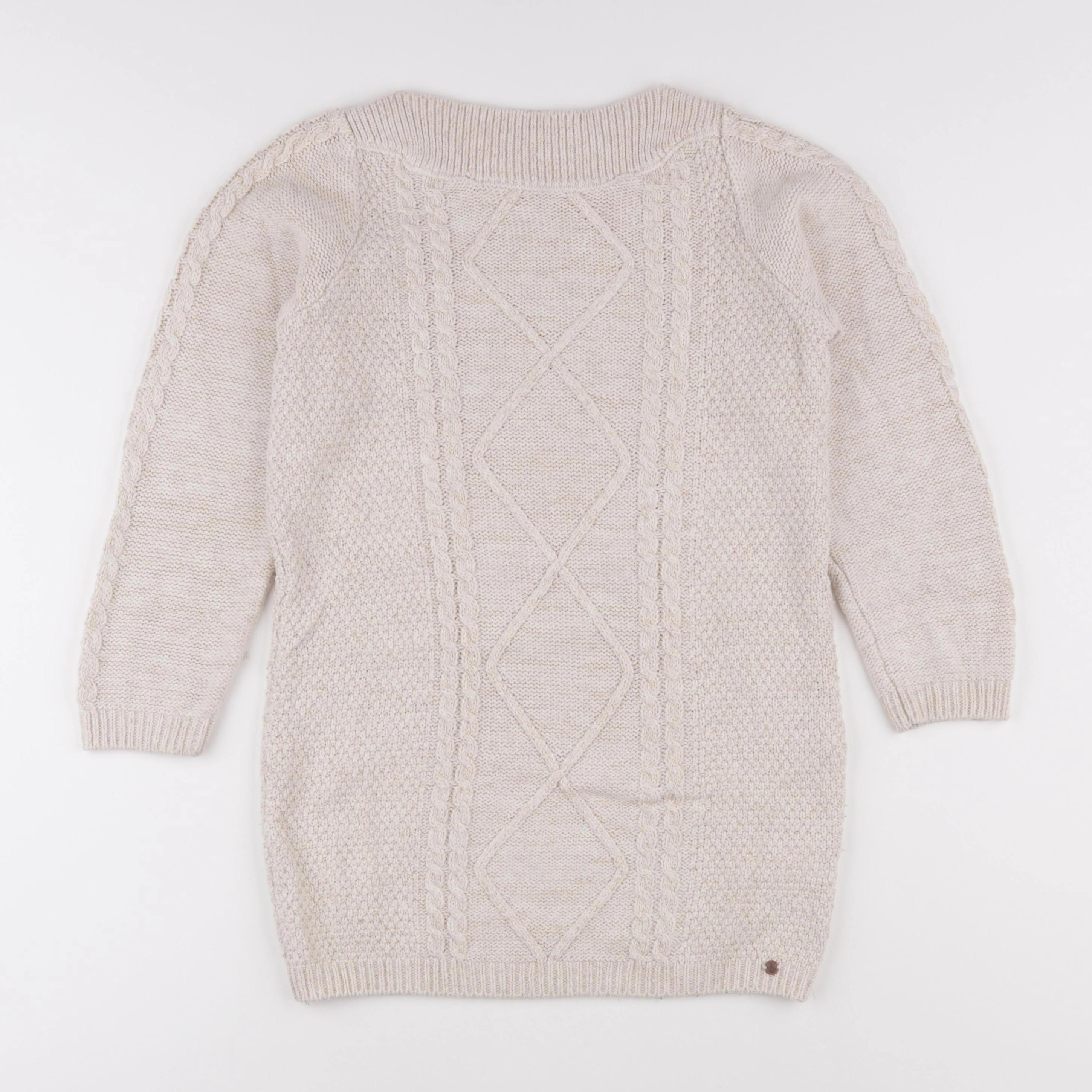IKKS - robe beige - 8 ans
