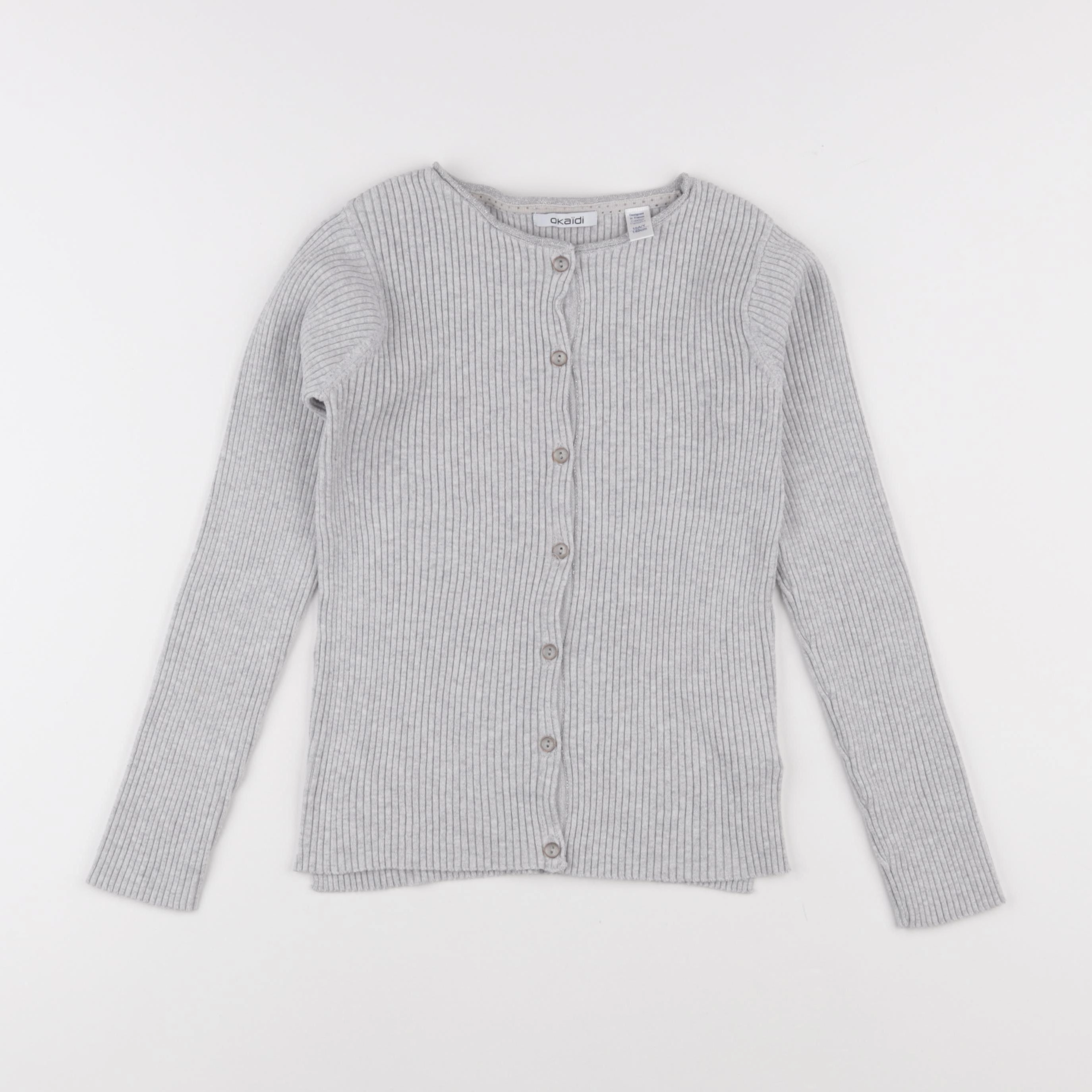 Okaidi - gilet gris - 10 ans