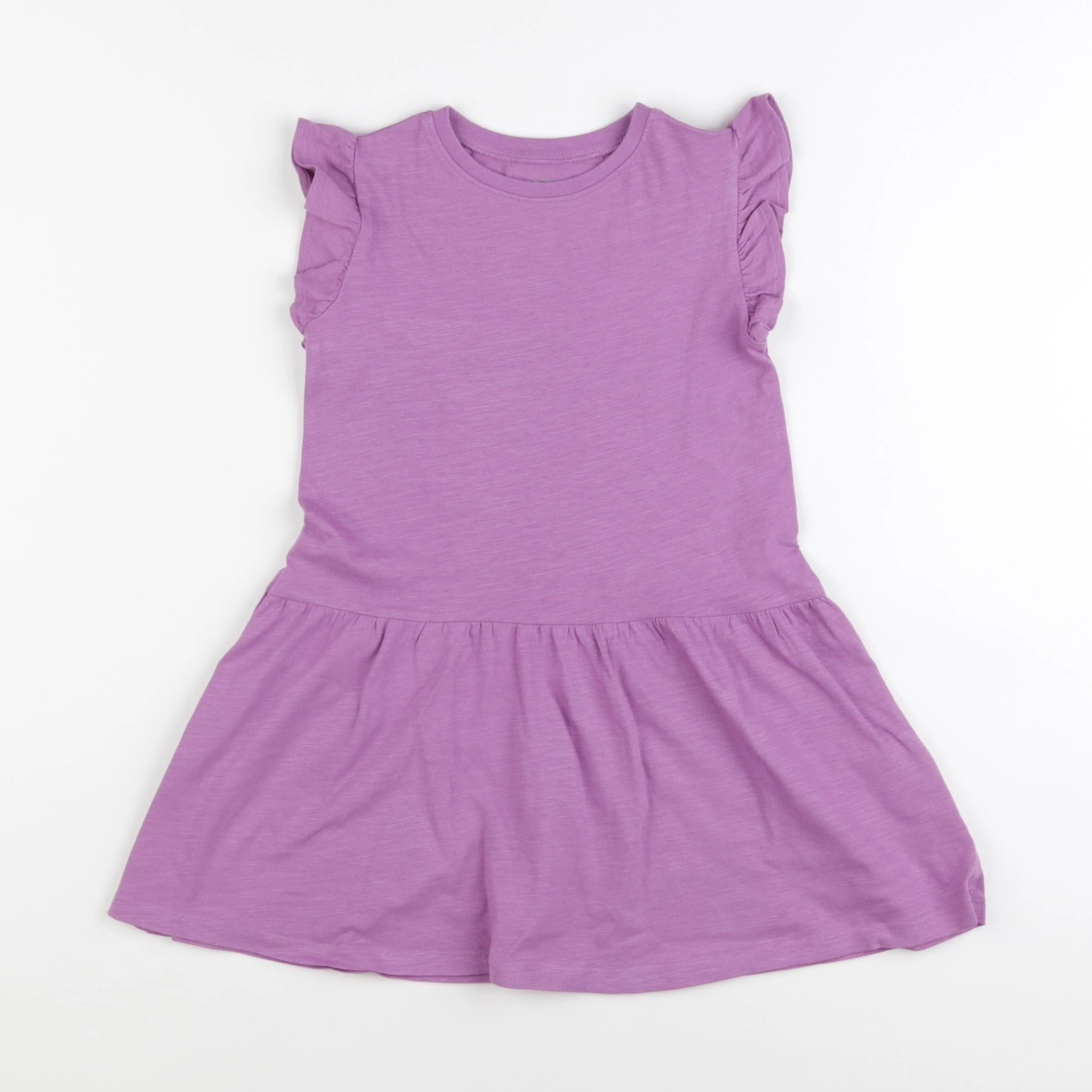 Vertbaudet - robe violet - 4 ans