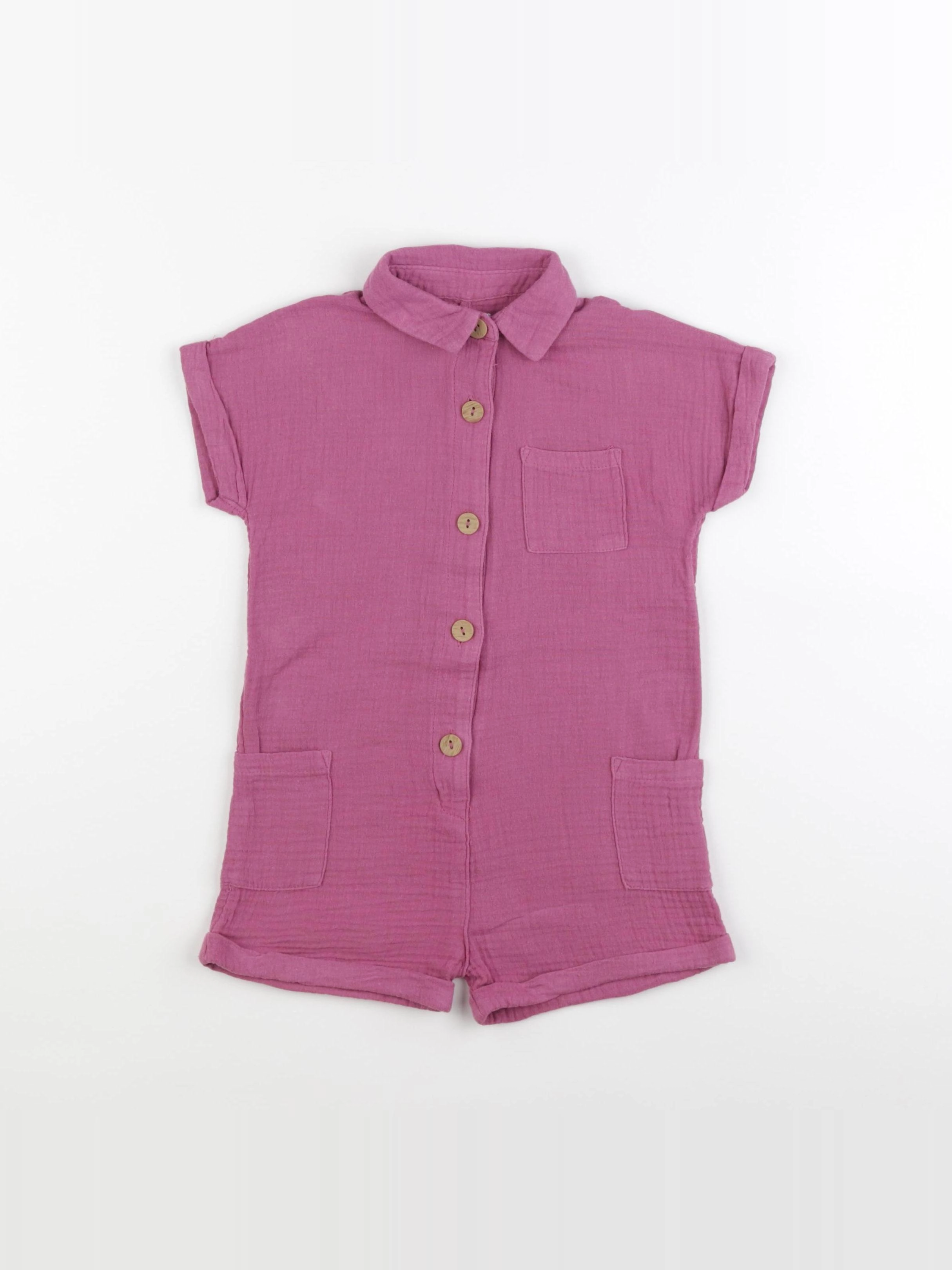 Vertbaudet - combinaison violet - 4 ans