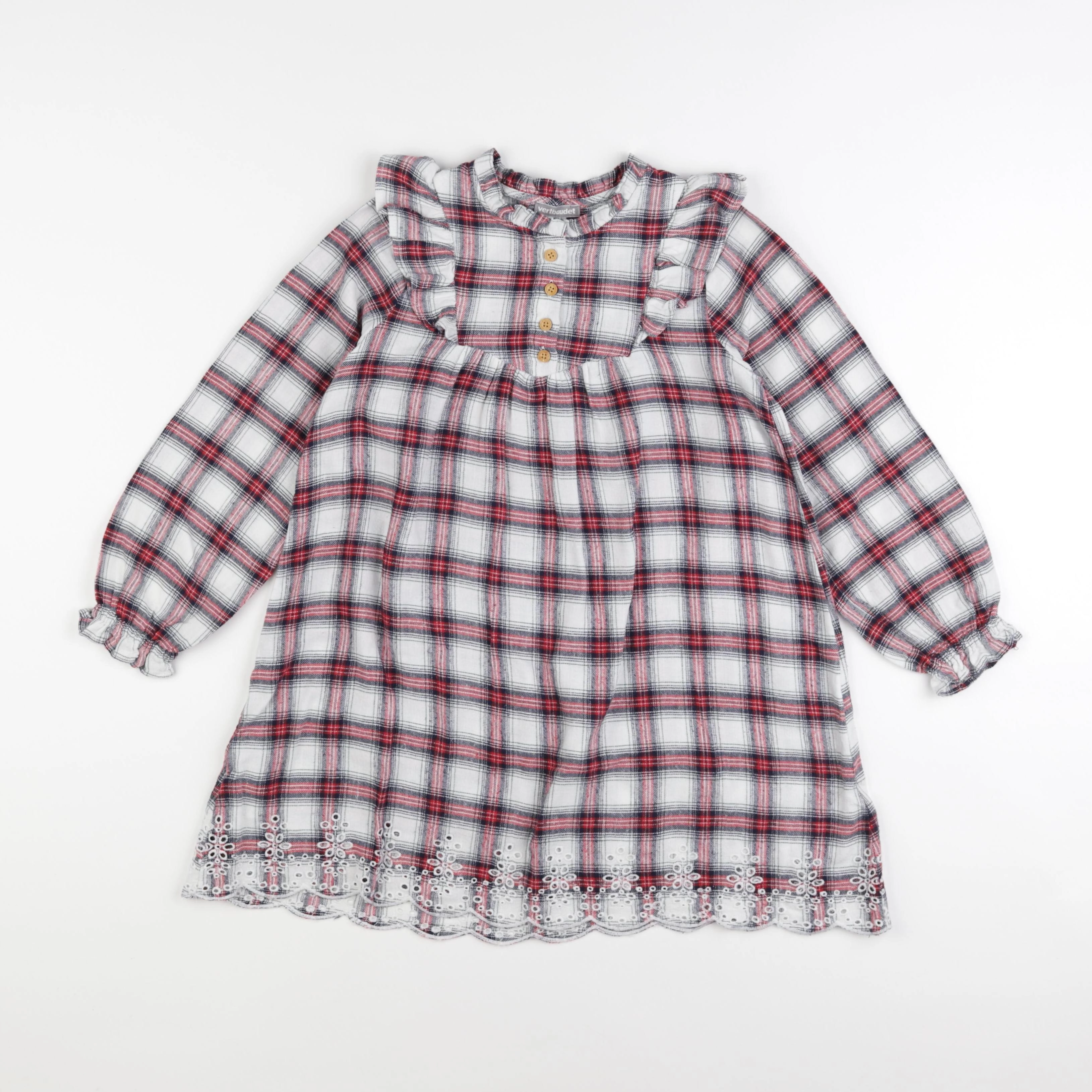 Vertbaudet - robe multicolore - 8 ans