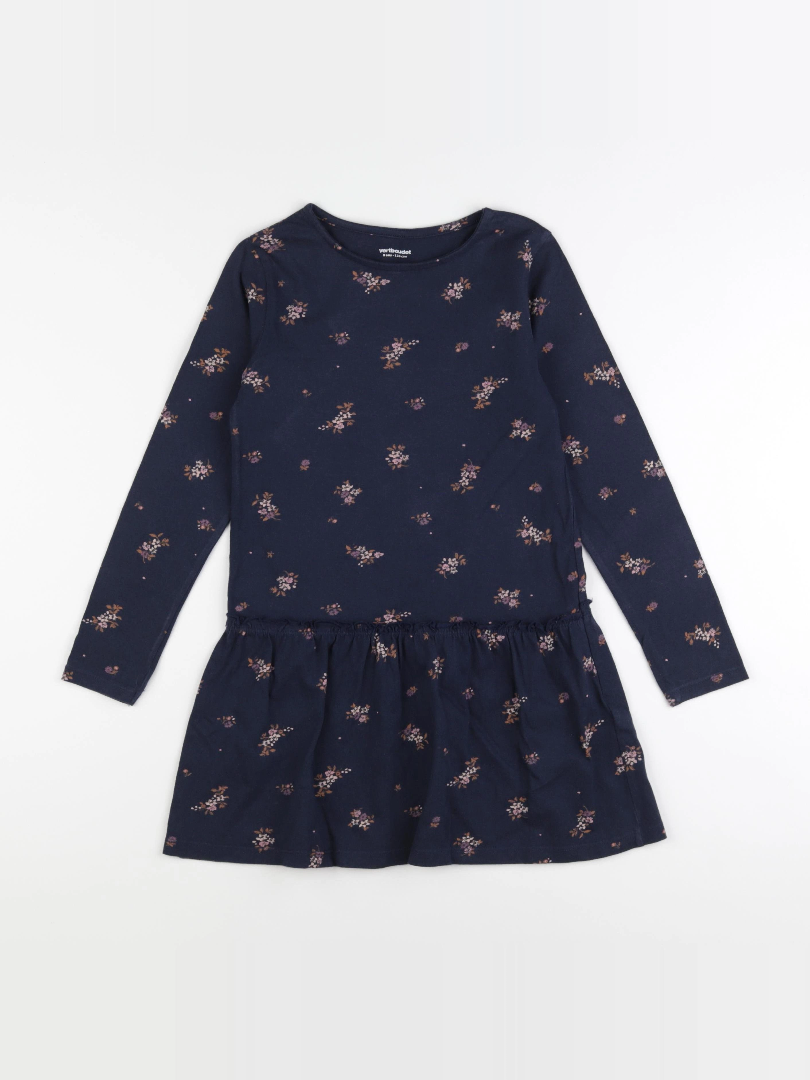 Vertbaudet - robe bleu - 8 ans