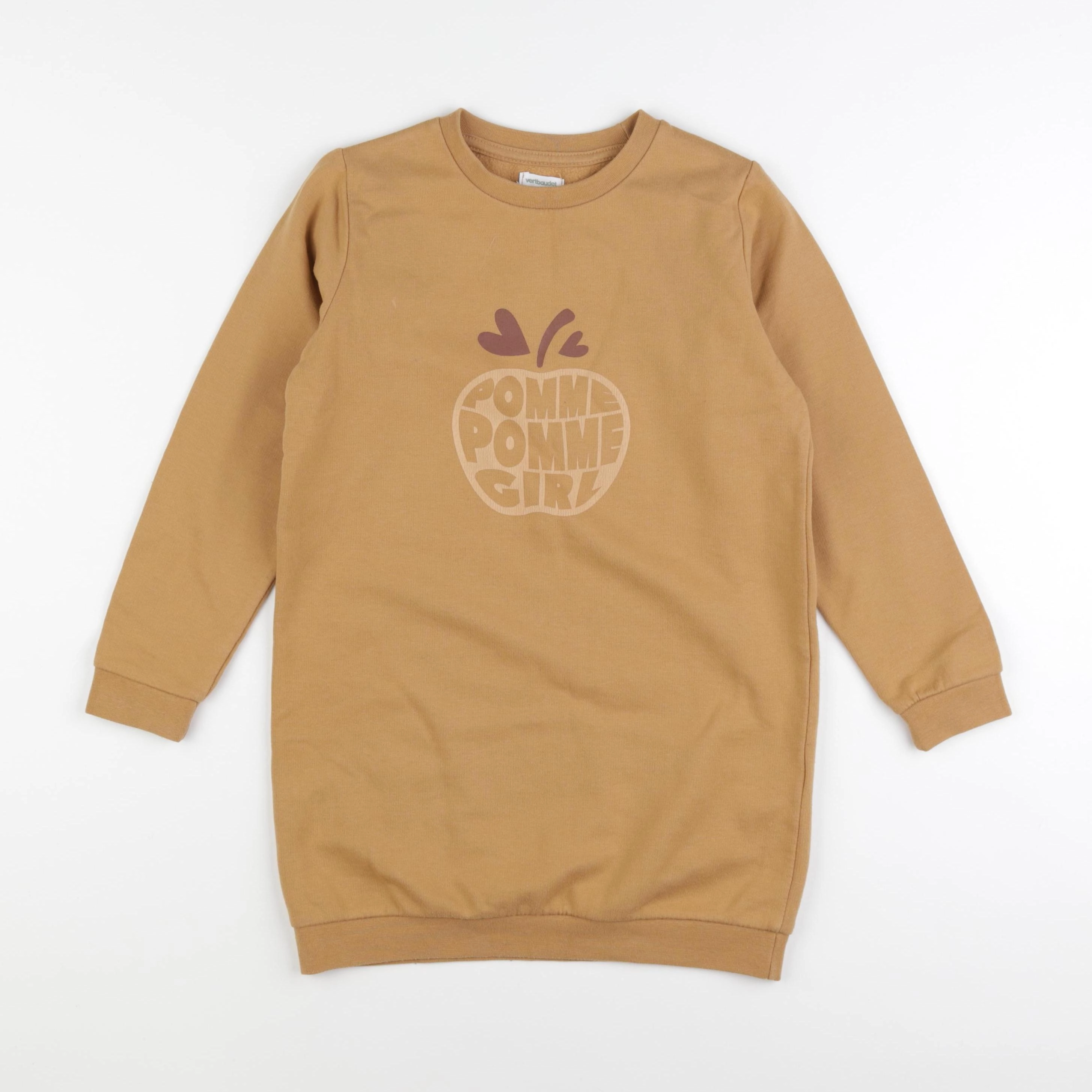 Vertbaudet - robe marron - 8 ans