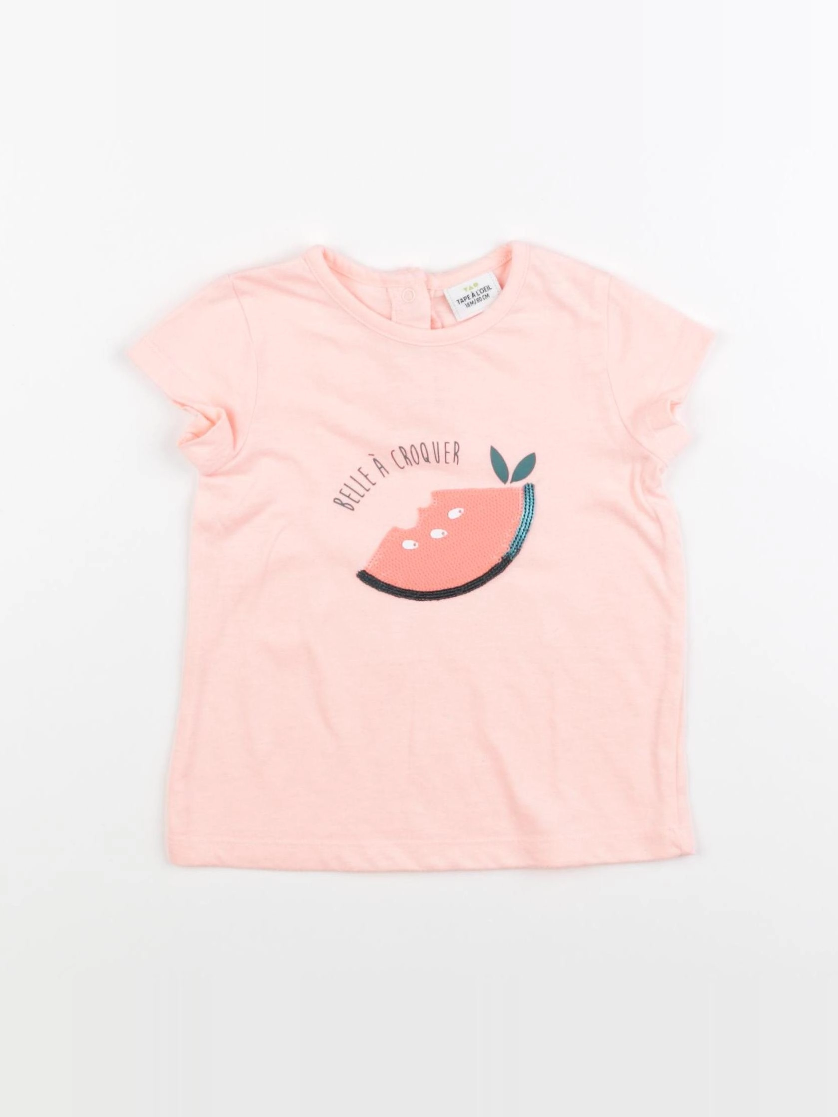 Tape à l'oeil - tee-shirt rose - 18 mois