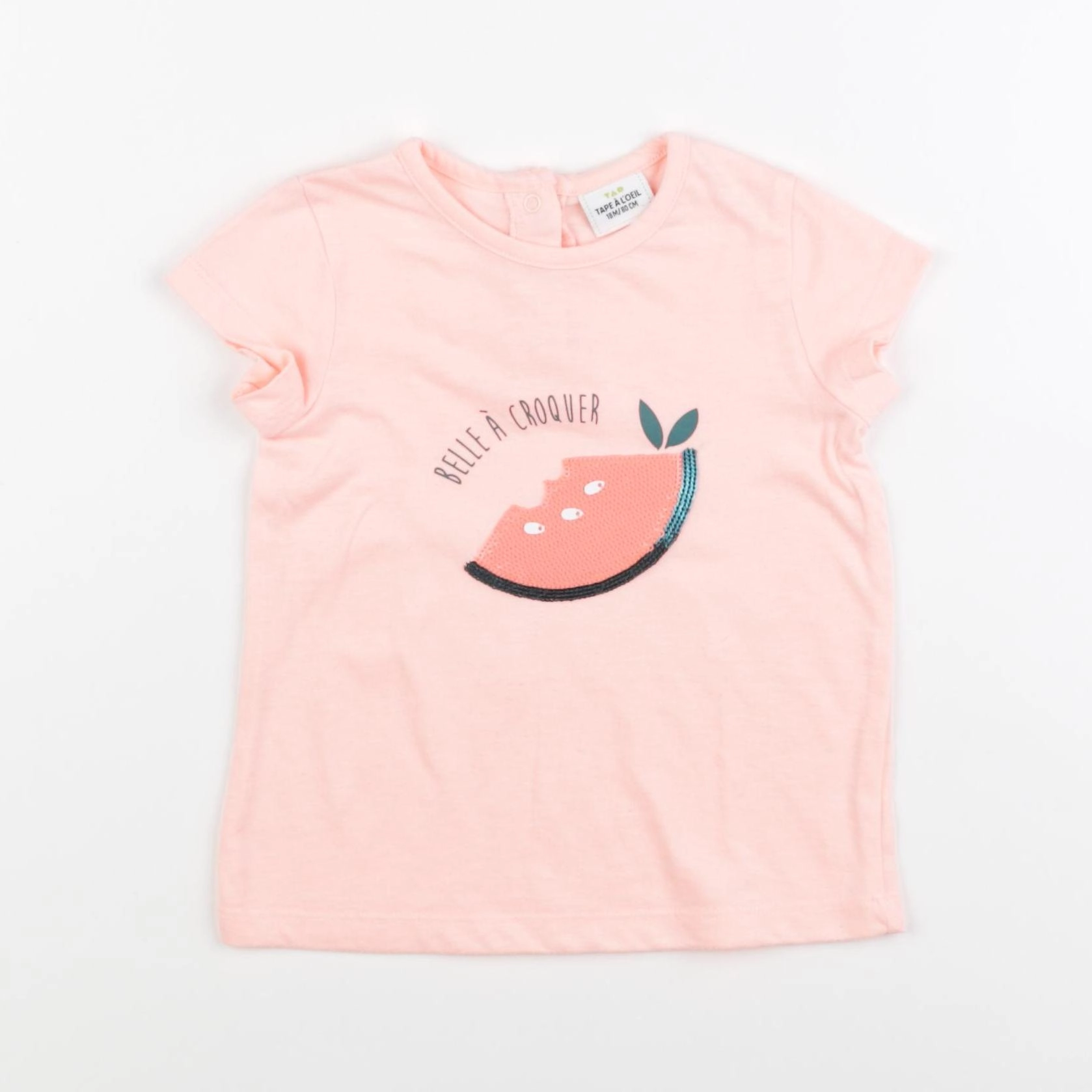 Tape à l'oeil - tee-shirt rose - 18 mois