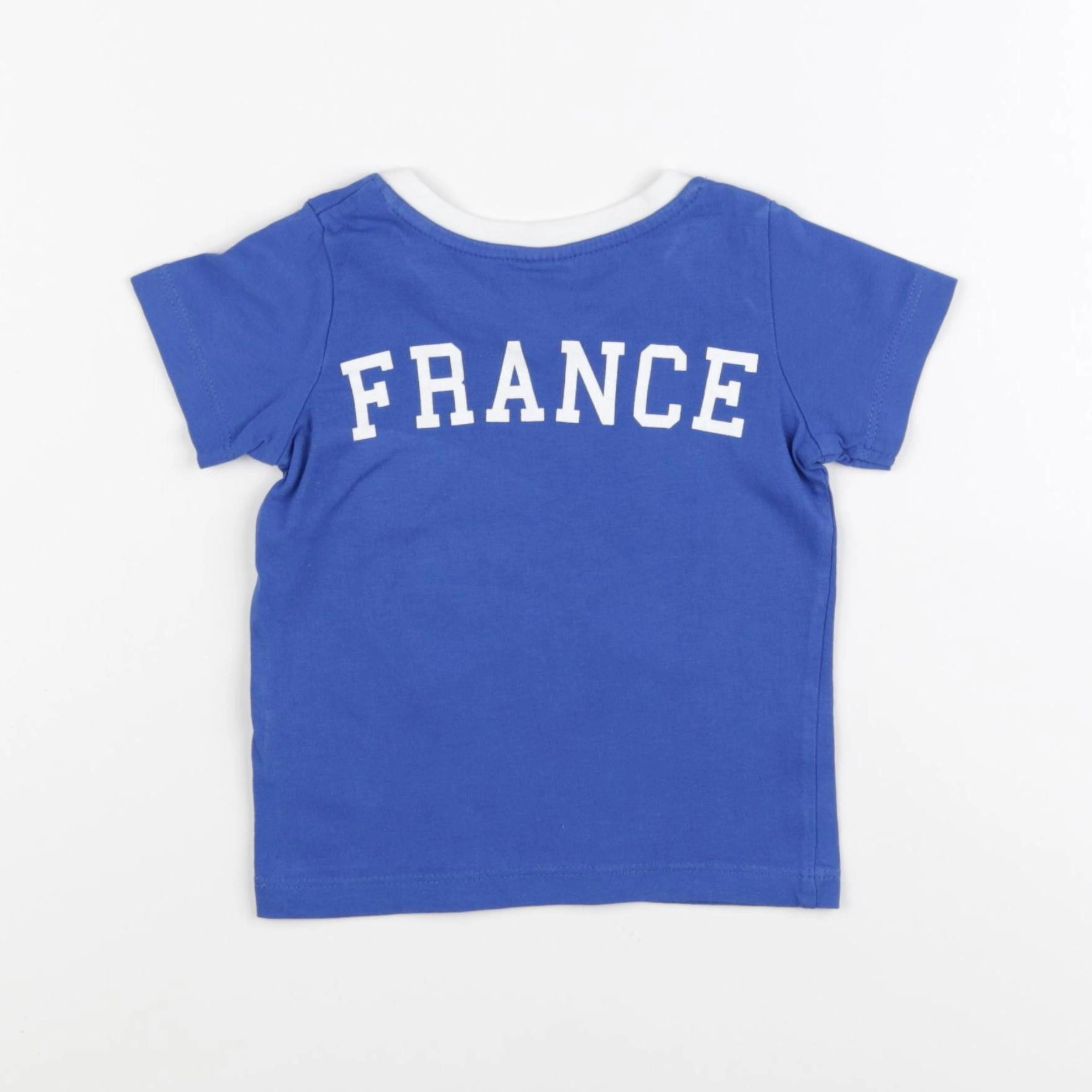 H&M - tee-shirt bleu - 6 mois