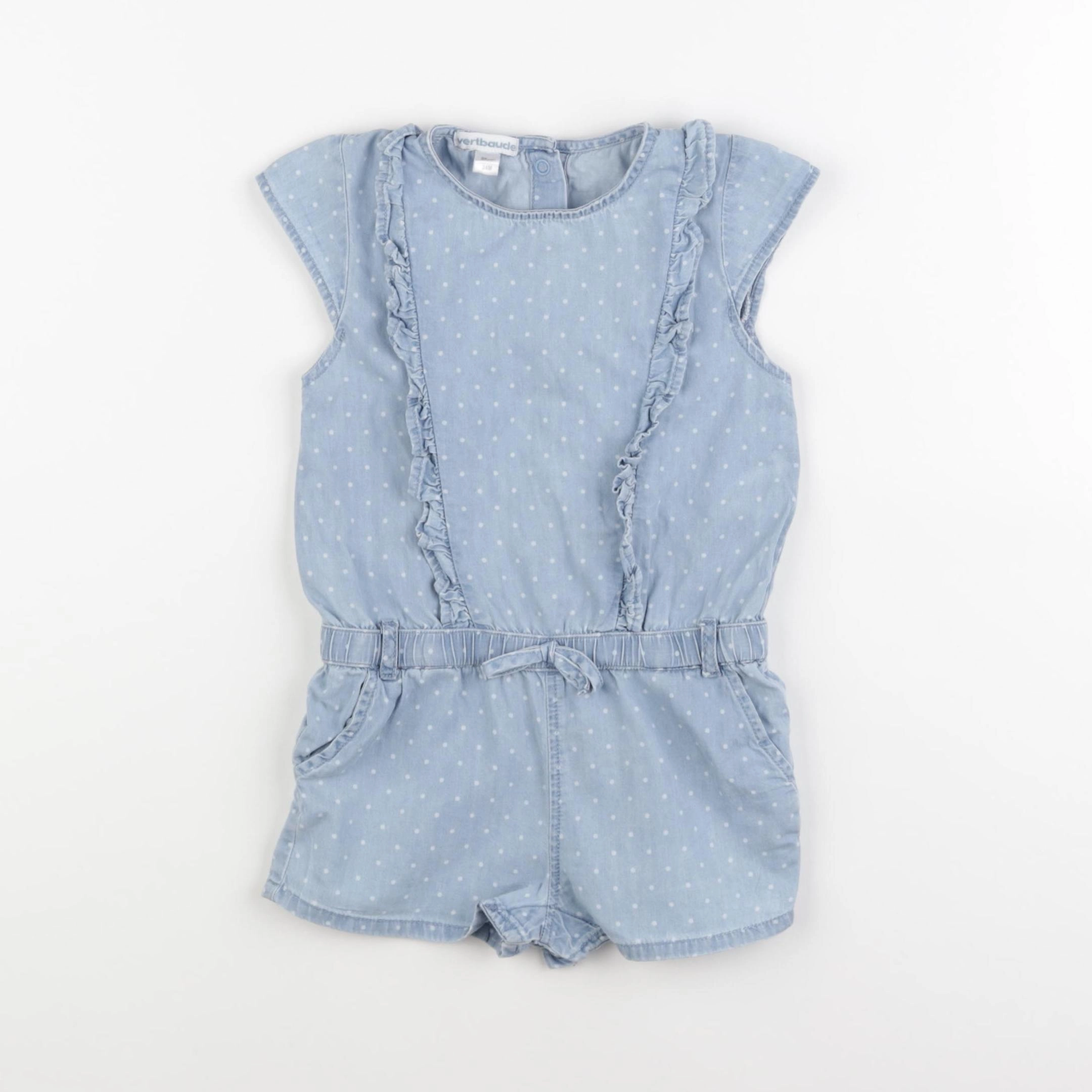 Vertbaudet - combinaison bleu - 24 mois