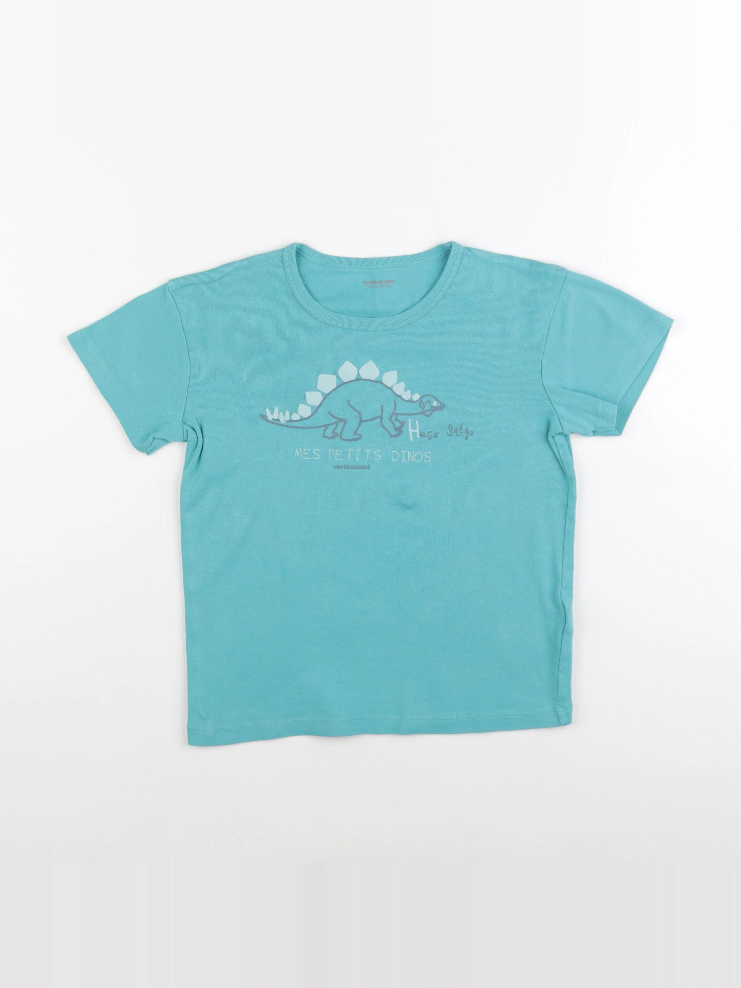 Vertbaudet - tee-shirt bleu - 10 ans